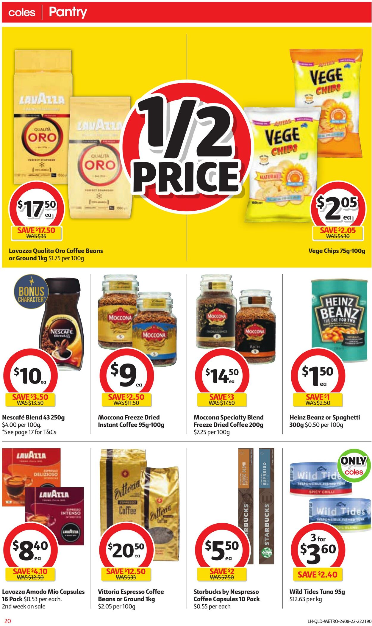 Catalogue Coles 24.08.2022 - 30.08.2022