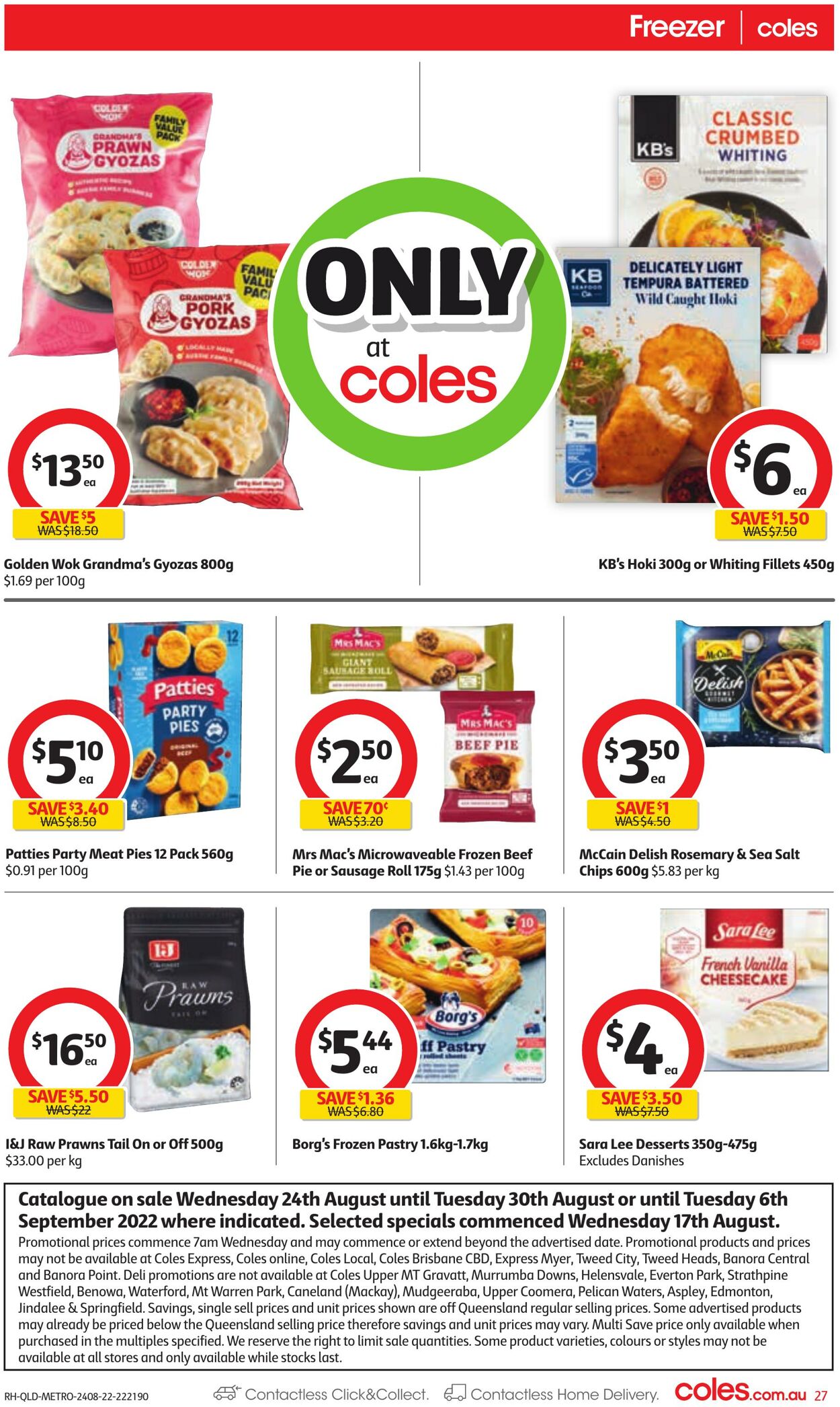 Catalogue Coles 24.08.2022 - 30.08.2022