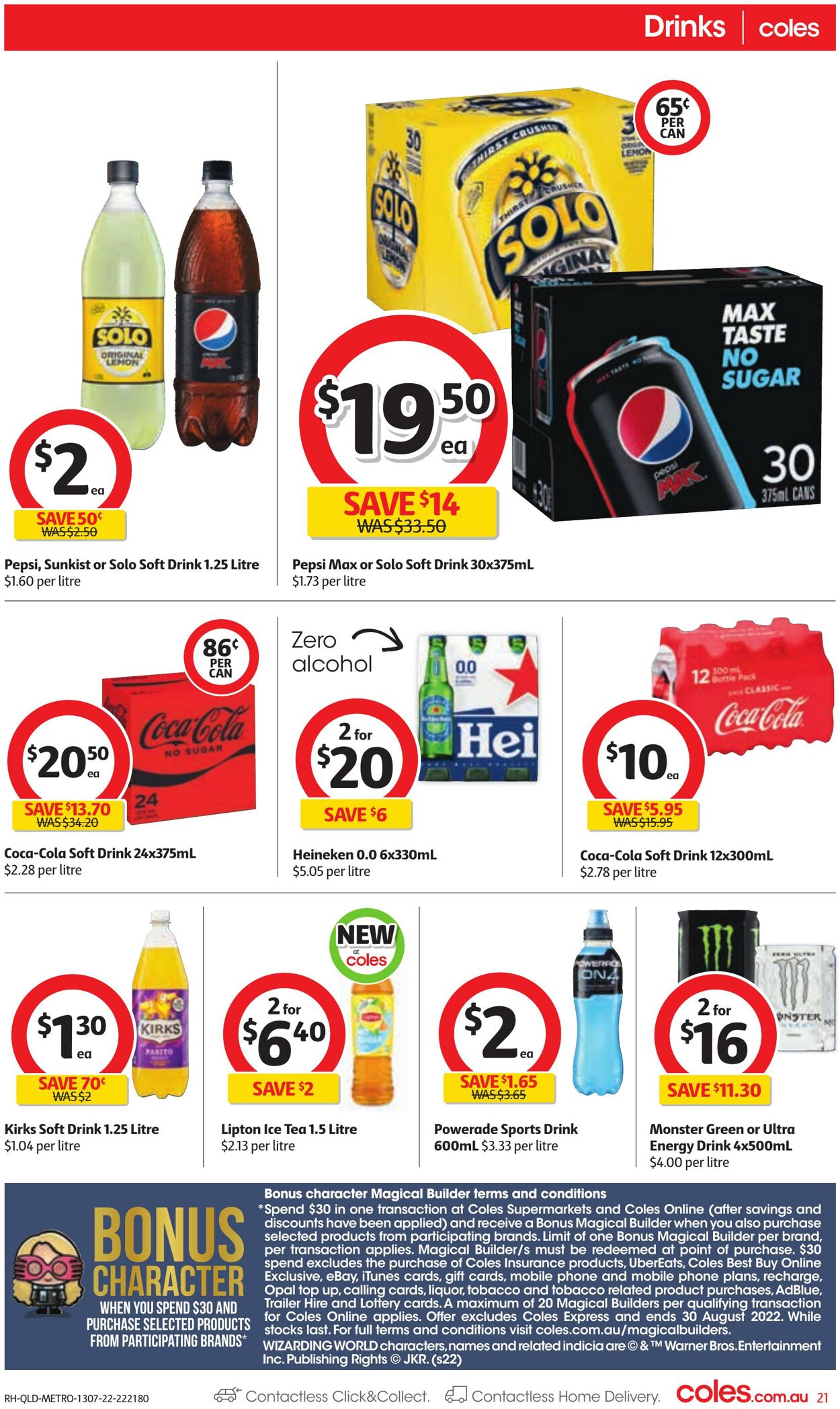 Catalogue Coles 13.07.2022 - 19.07.2022