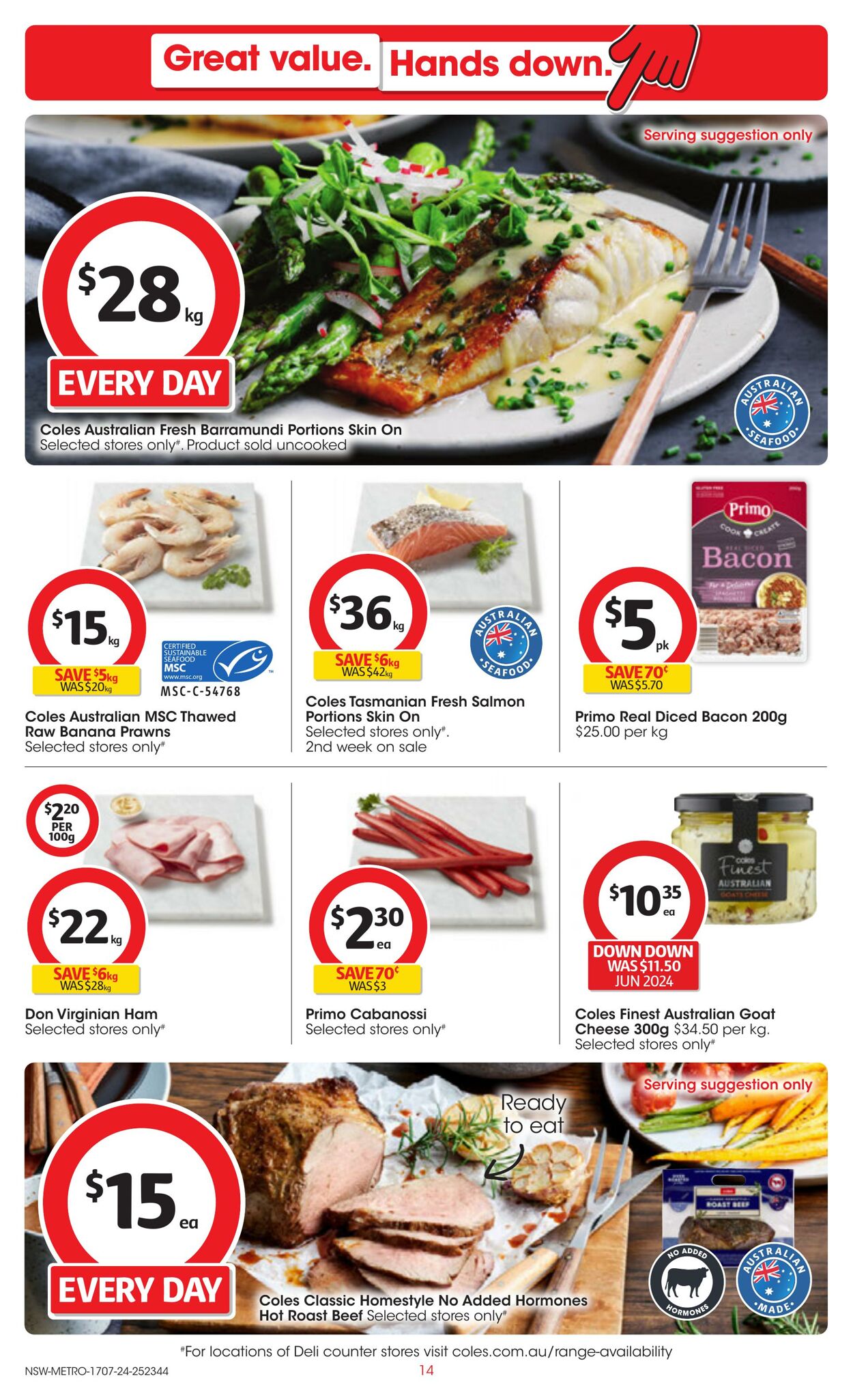 Catalogue Coles 17.07.2024 - 23.07.2024