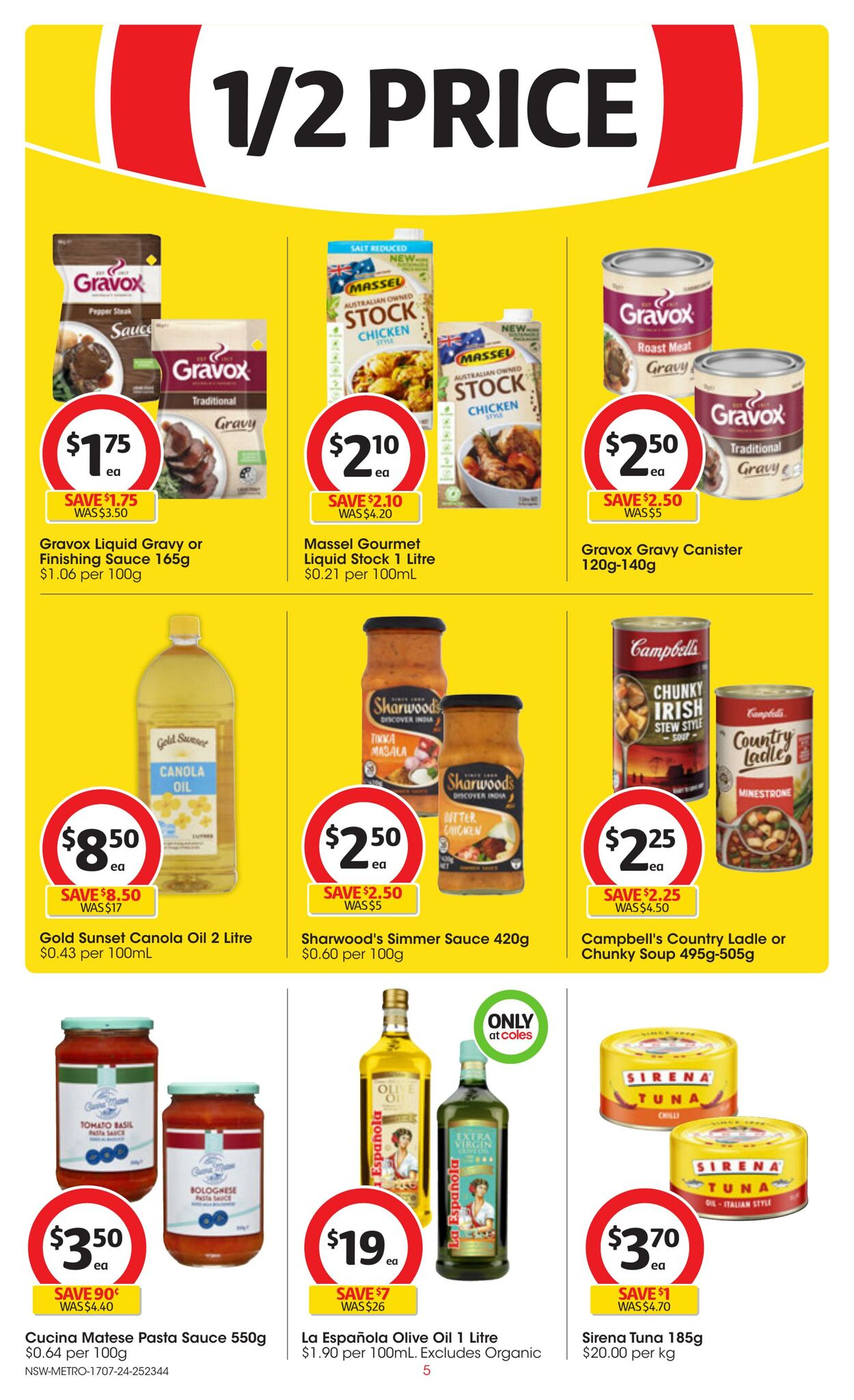 Catalogue Coles 17.07.2024 - 23.07.2024