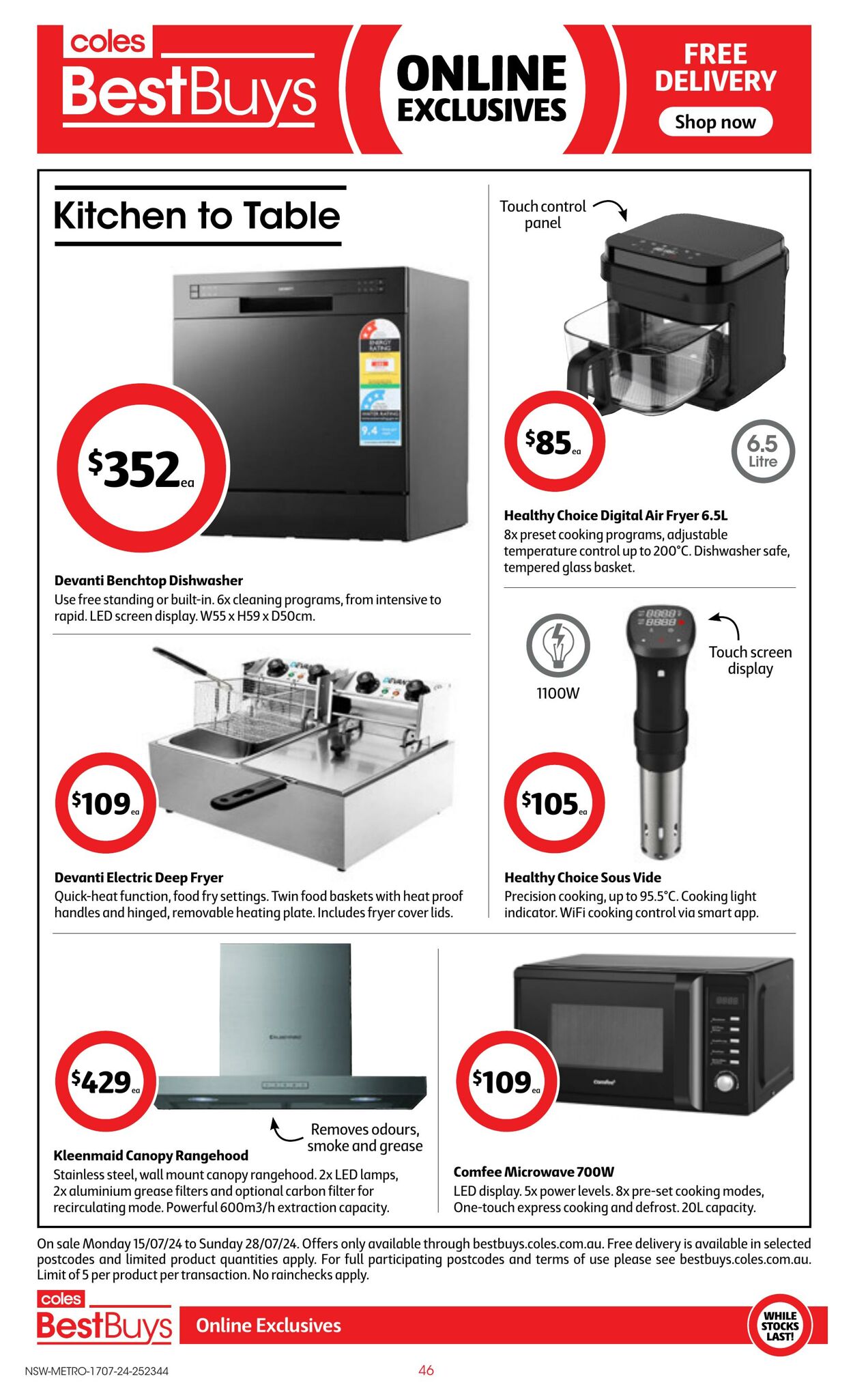 Catalogue Coles 17.07.2024 - 23.07.2024