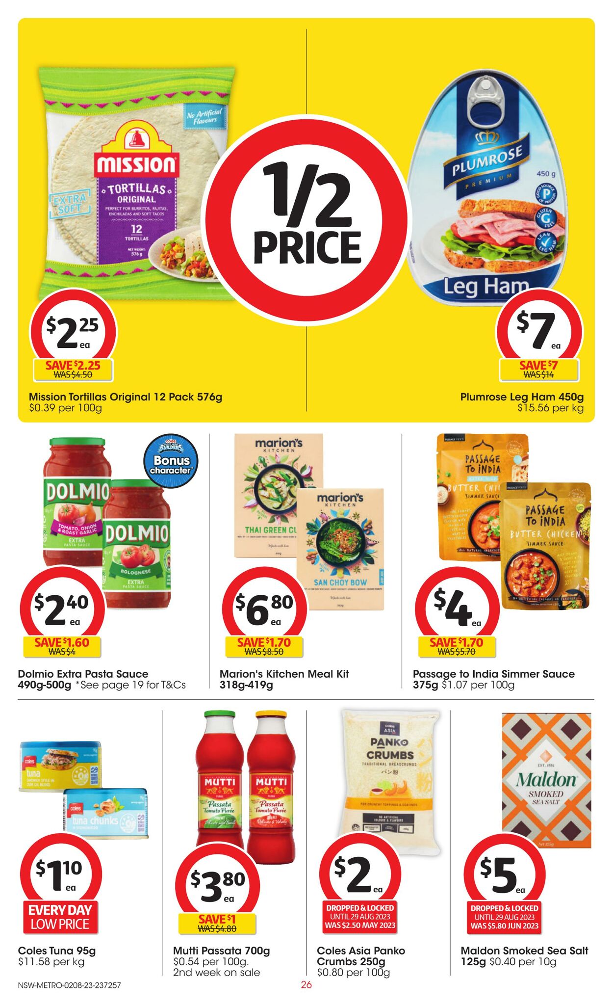 Catalogue Coles 02.08.2023 - 08.08.2023