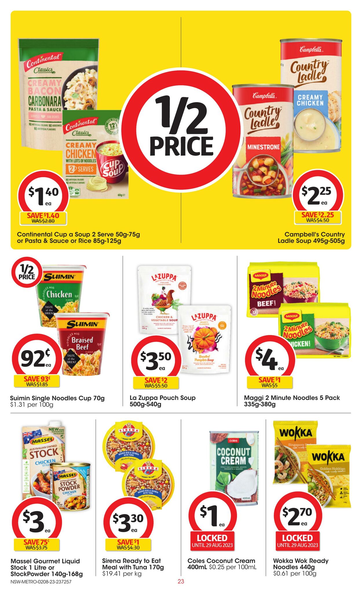 Catalogue Coles 02.08.2023 - 08.08.2023
