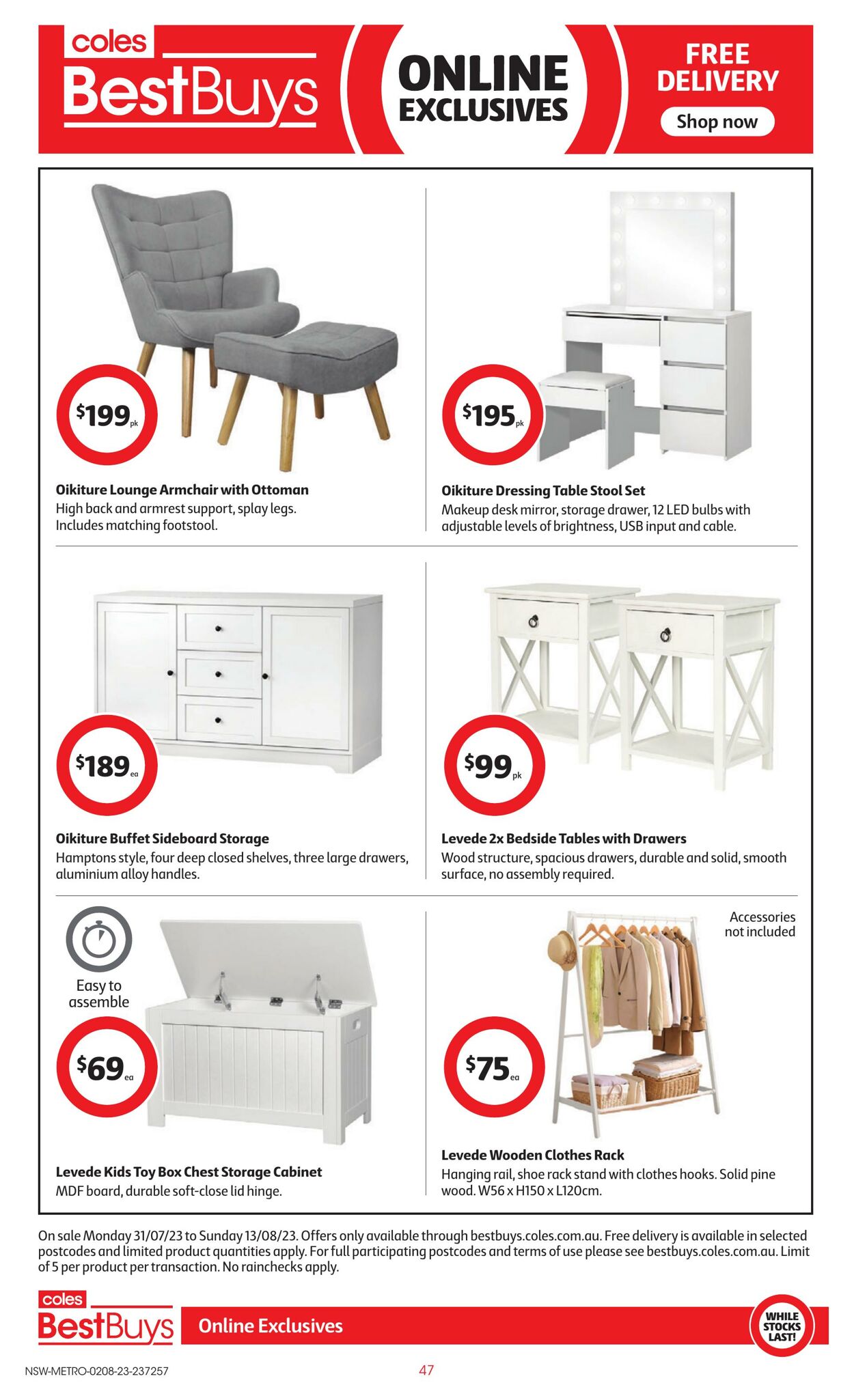 Catalogue Coles 02.08.2023 - 08.08.2023