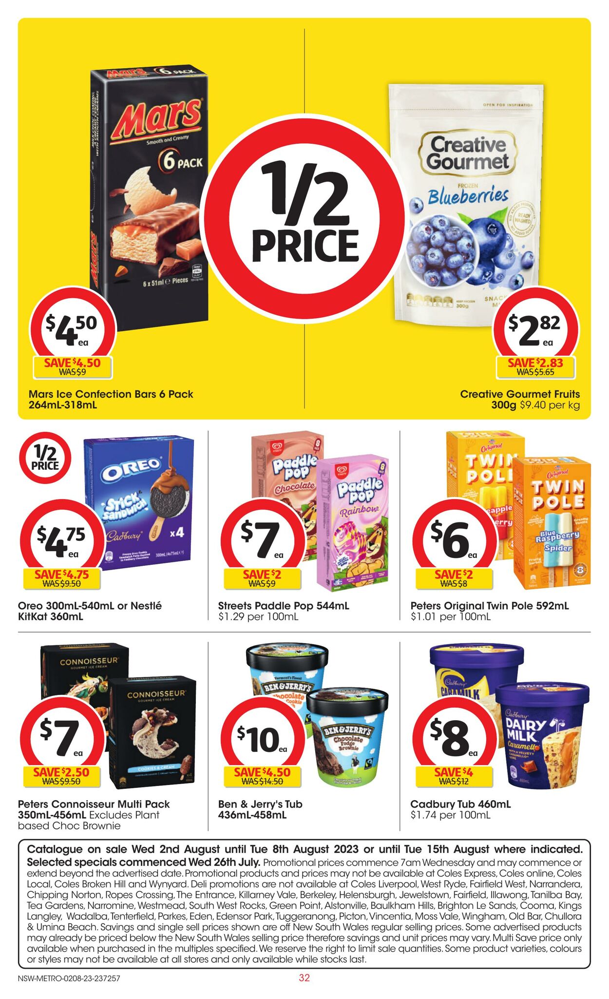 Catalogue Coles 02.08.2023 - 08.08.2023
