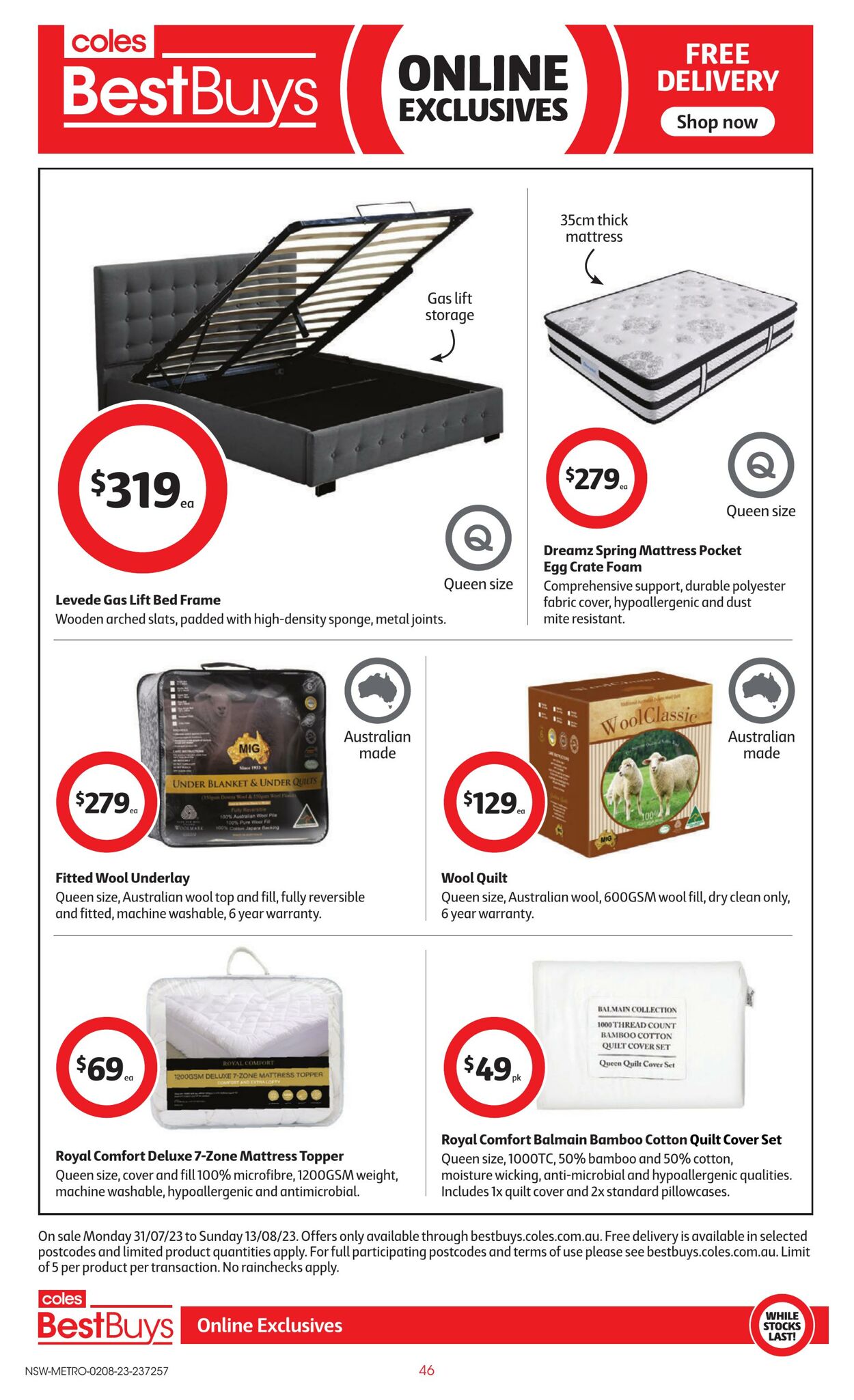 Catalogue Coles 02.08.2023 - 08.08.2023