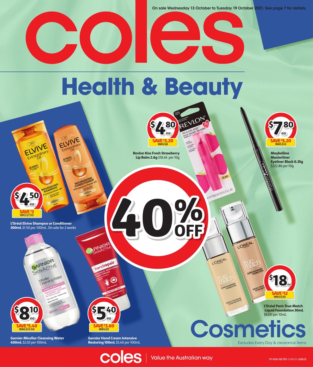 Catalogue Coles 13.10.2021 - 19.10.2021