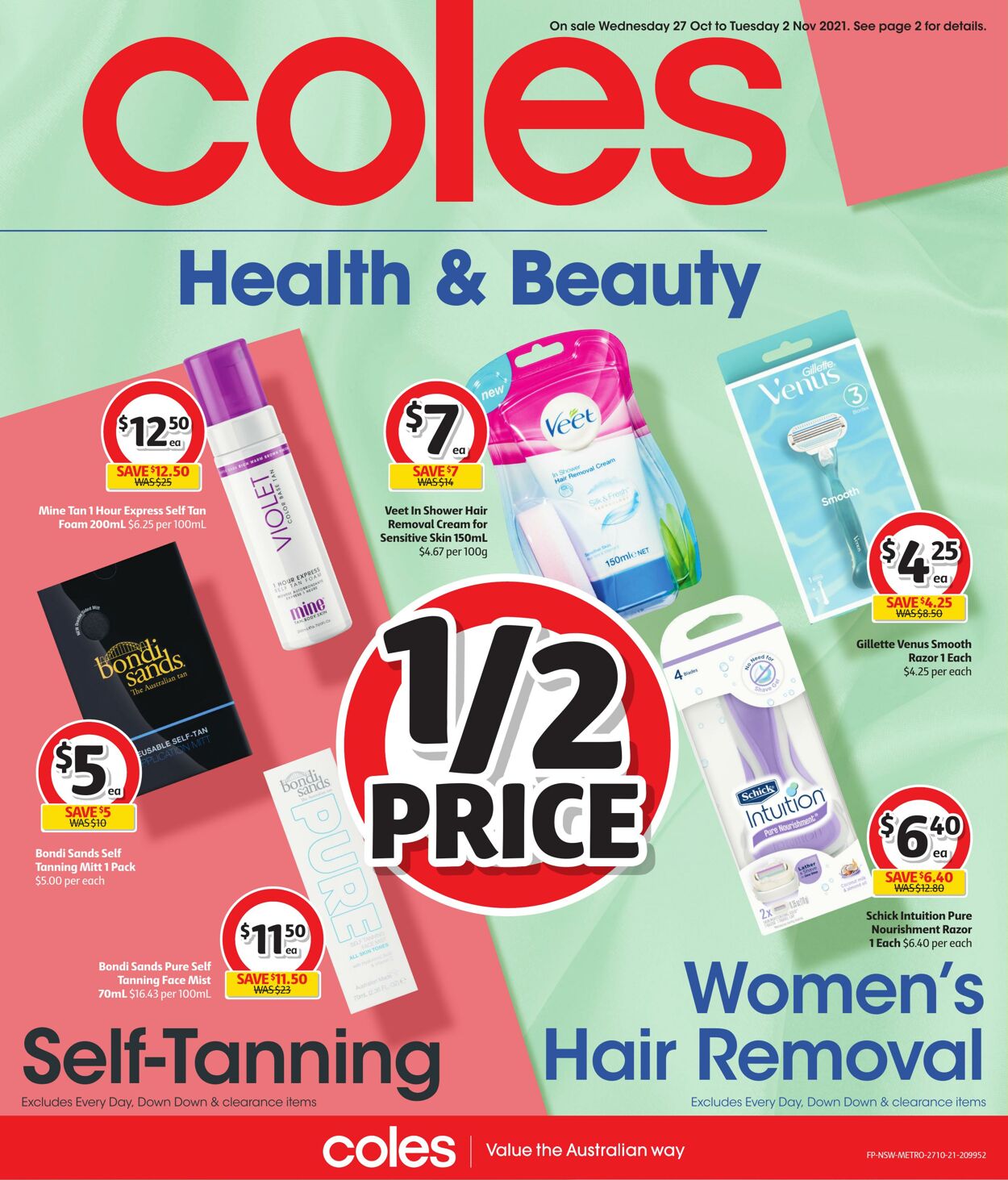 Catalogue Coles 27.10.2021 - 02.11.2021