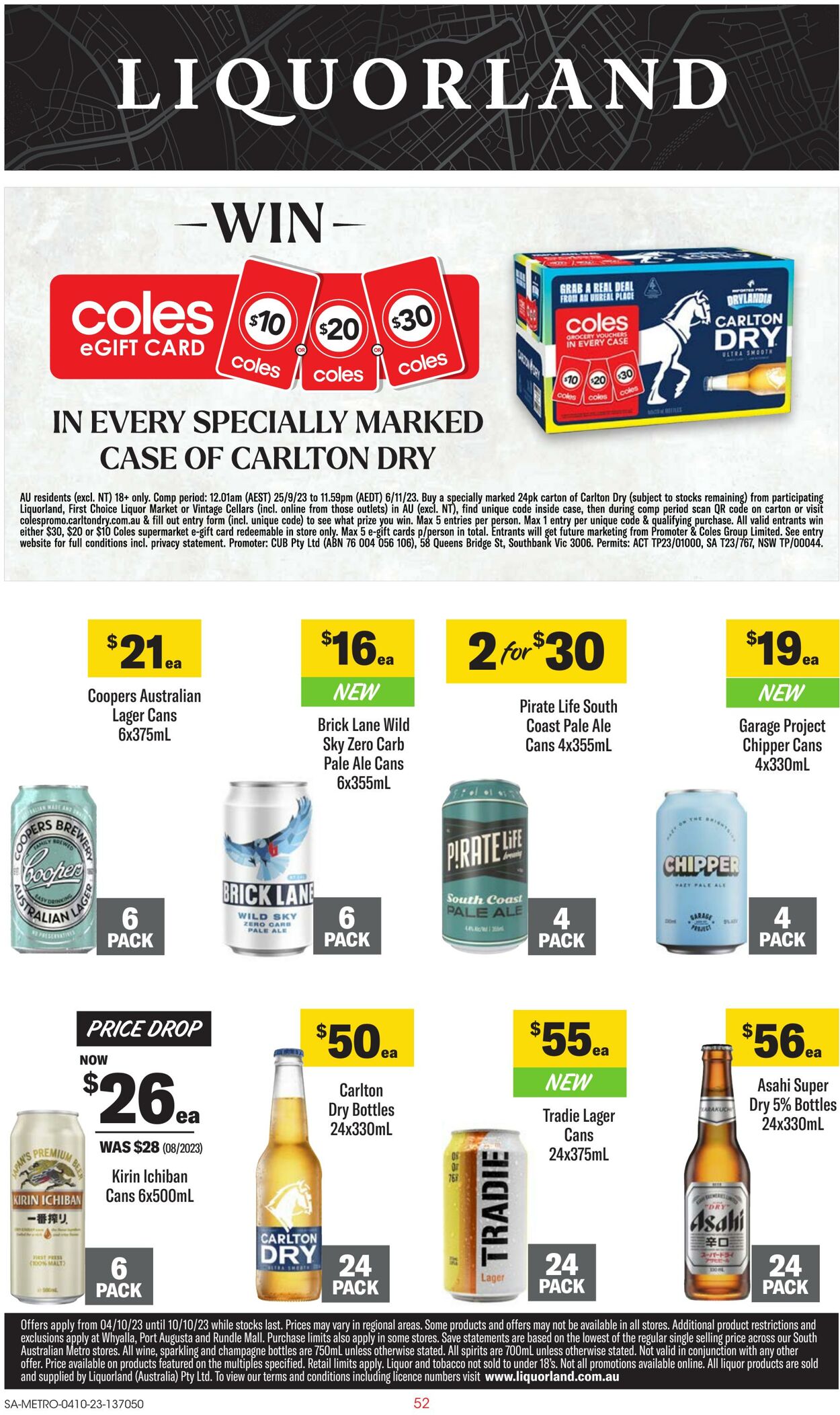 Catalogue Coles 04.10.2023 - 10.10.2023