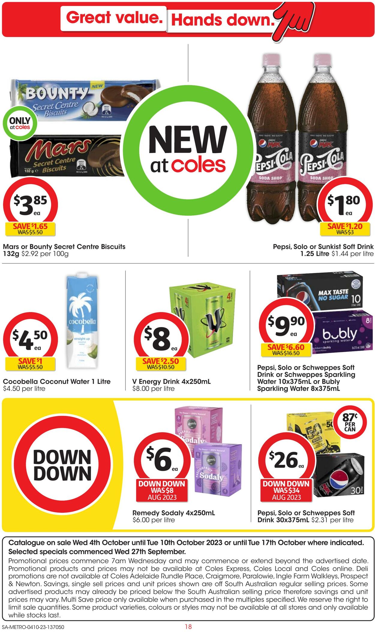 Catalogue Coles 04.10.2023 - 10.10.2023