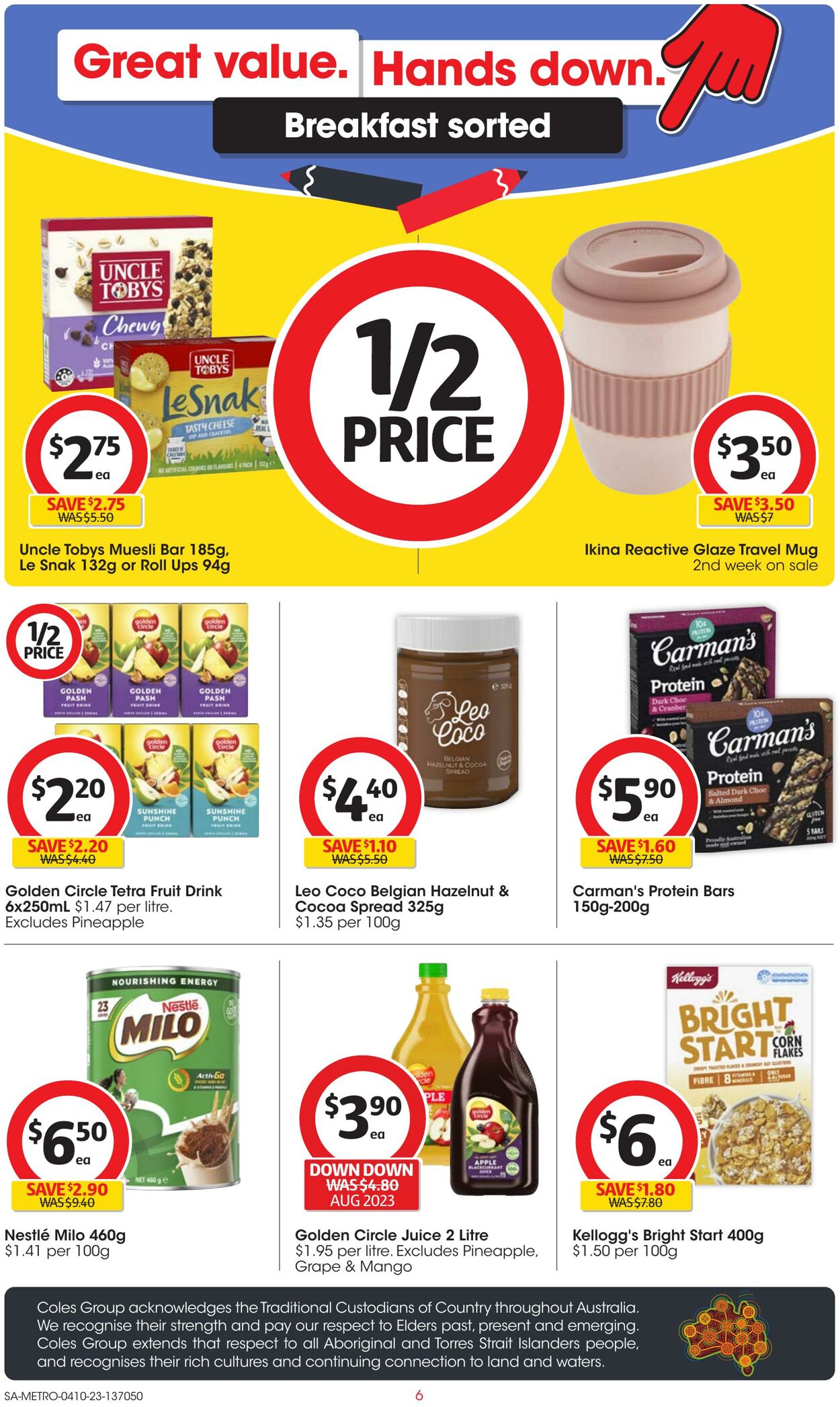 Catalogue Coles 04.10.2023 - 10.10.2023