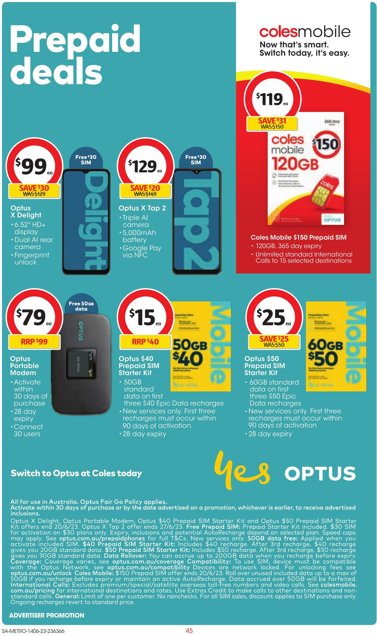 Catalogue Coles 14.06.2023 - 20.06.2023