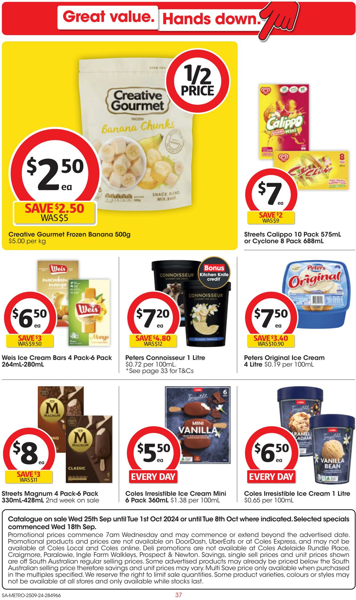 Catalogue Coles 18.09.2024 - 24.09.2024