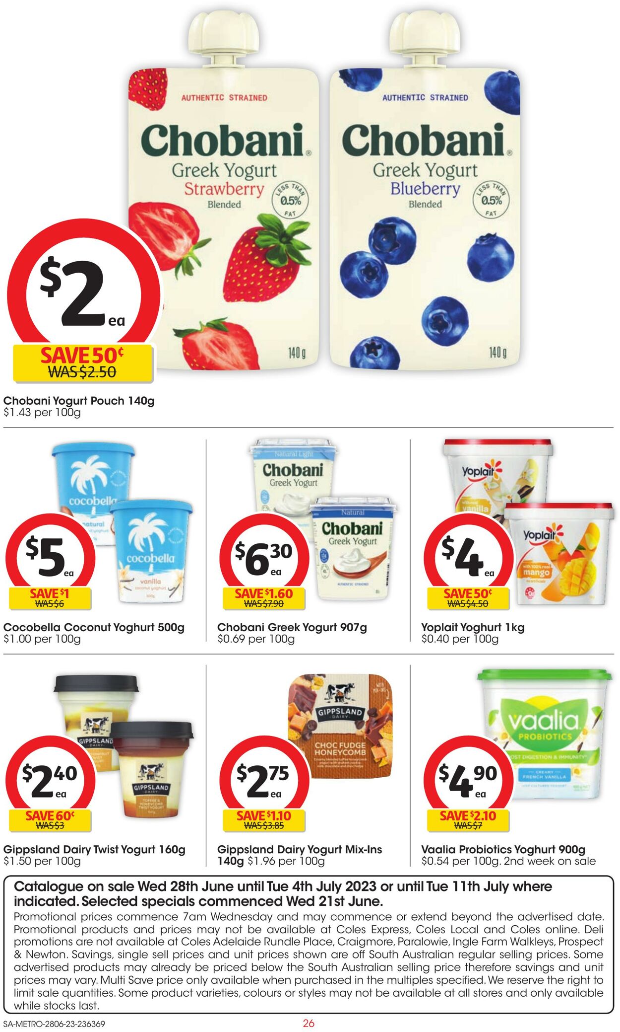 Catalogue Coles 21.06.2023 - 27.06.2023