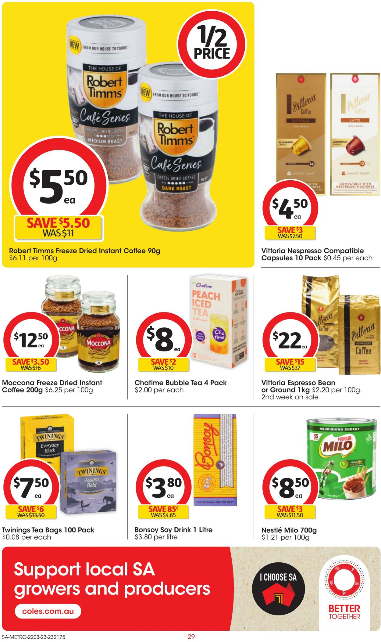 Catalogue Coles 22.03.2023 - 28.03.2023