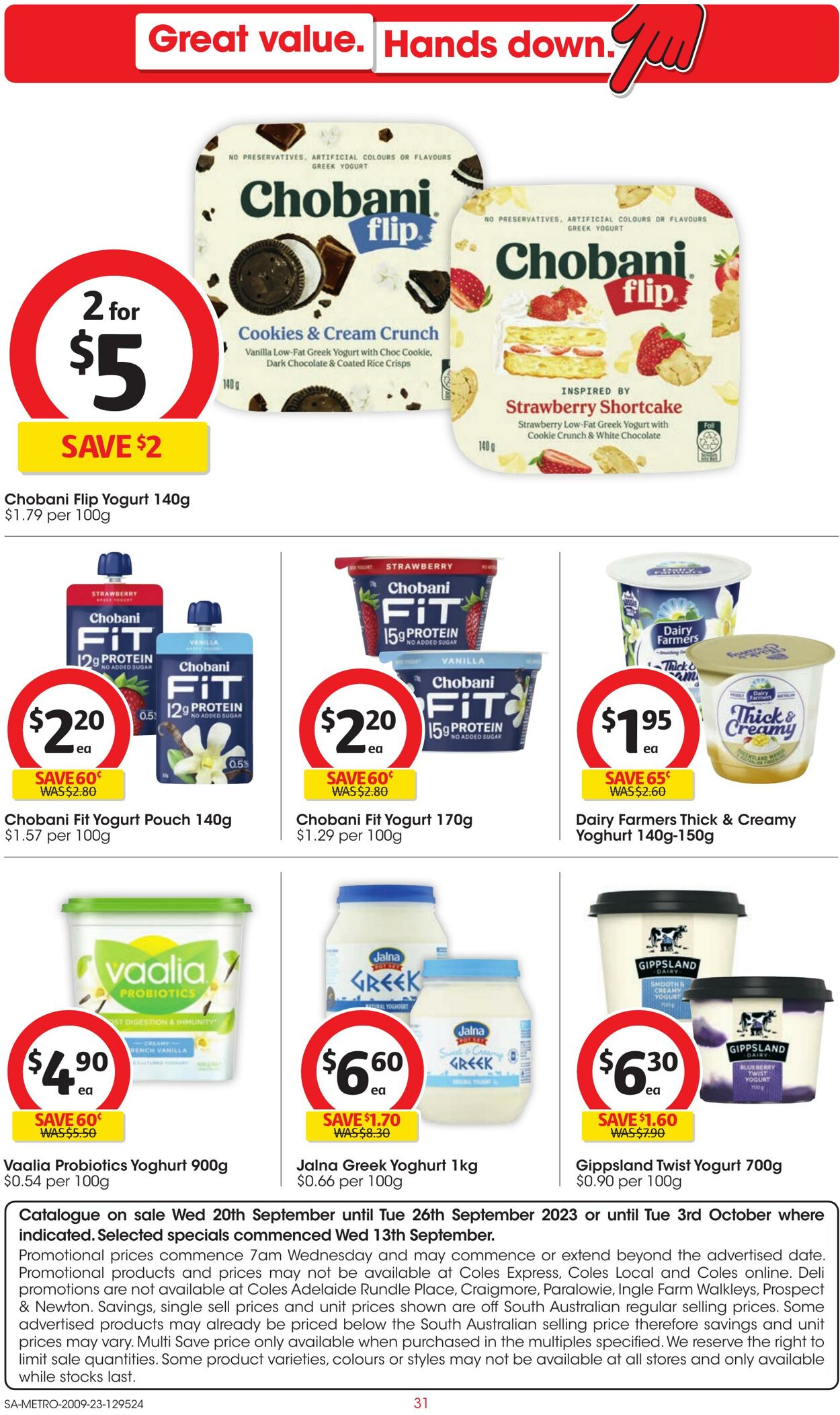 Catalogue Coles 20.09.2023 - 26.09.2023