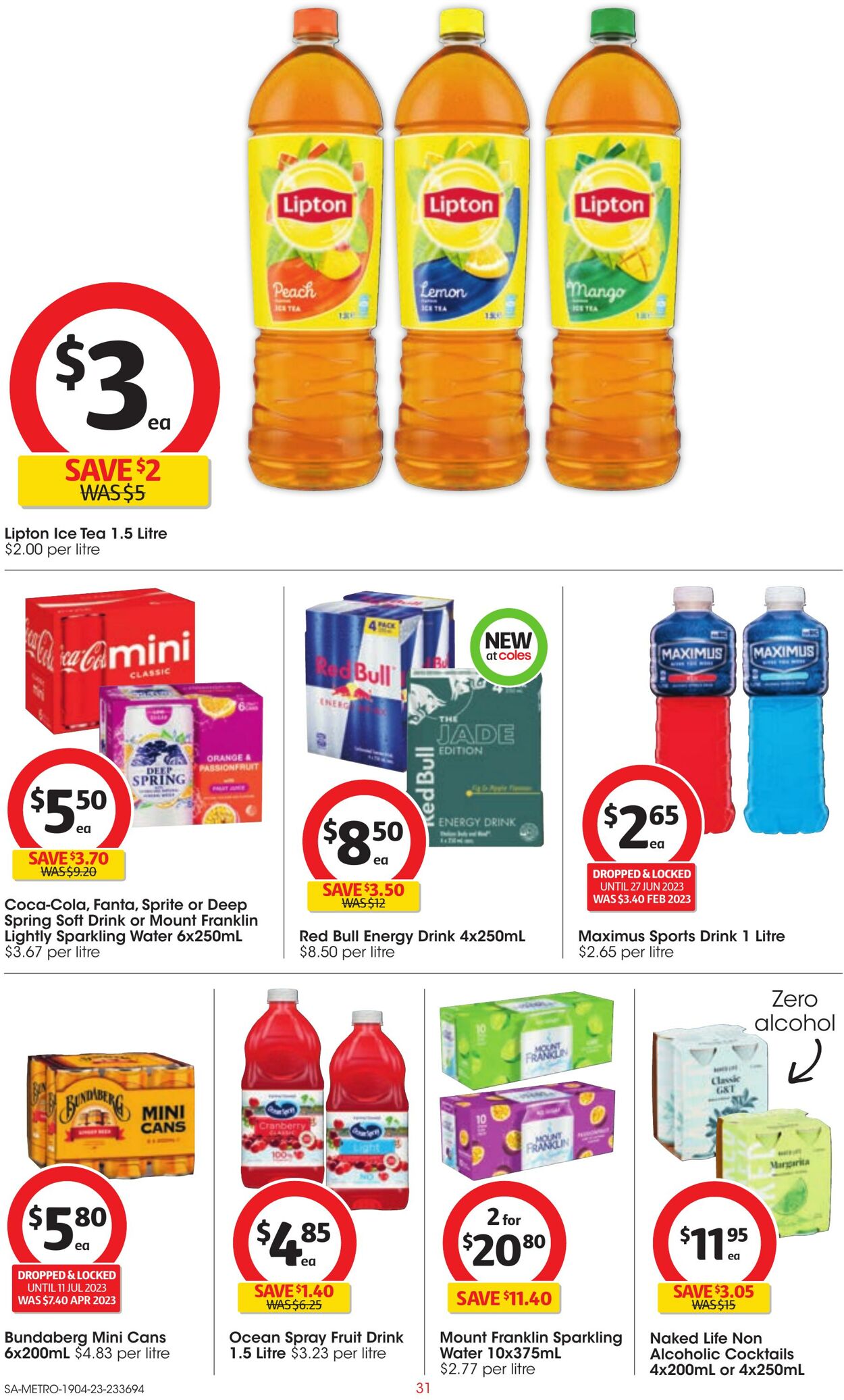 Catalogue Coles 19.04.2023 - 25.04.2023