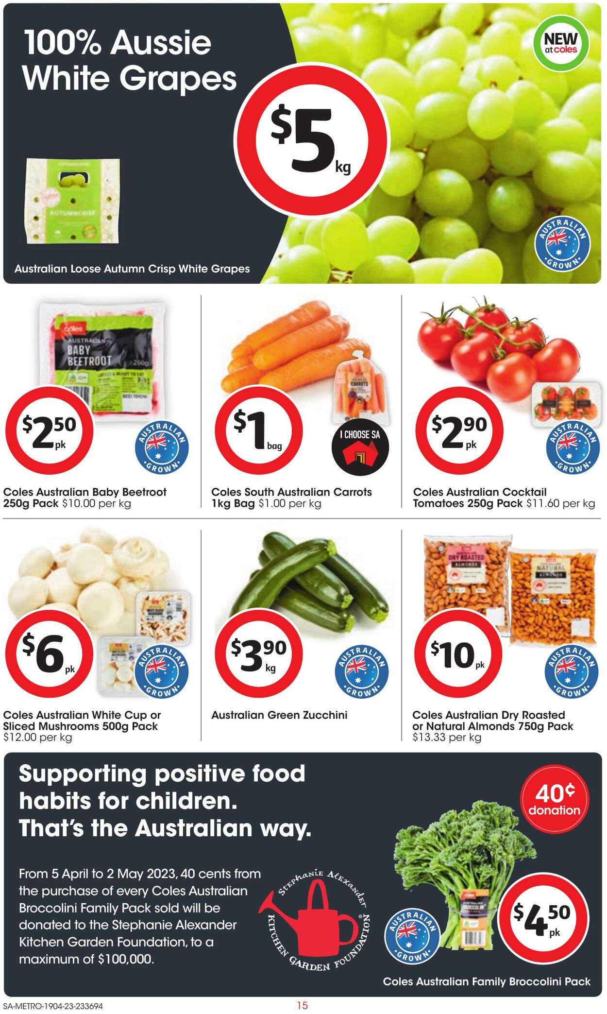 Catalogue Coles 19.04.2023 - 25.04.2023