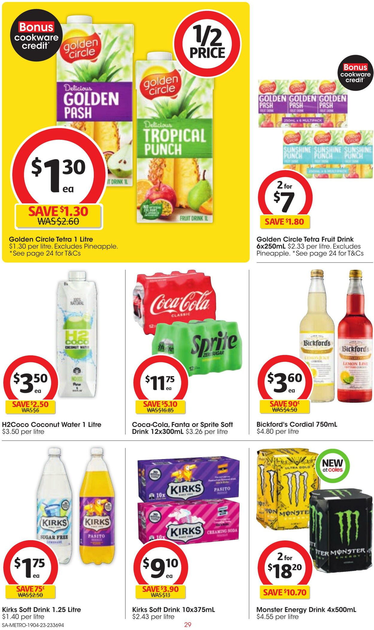 Catalogue Coles 19.04.2023 - 25.04.2023