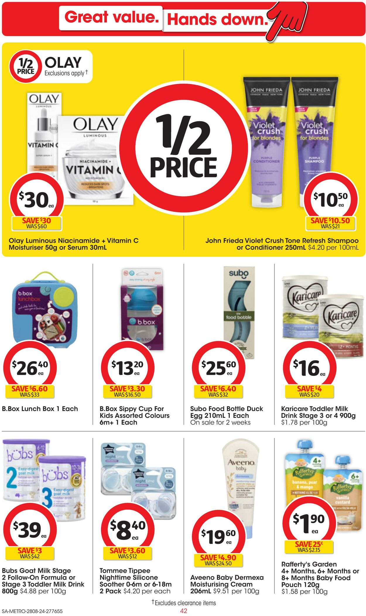 Catalogue Coles 28.08.2024 - 03.09.2024