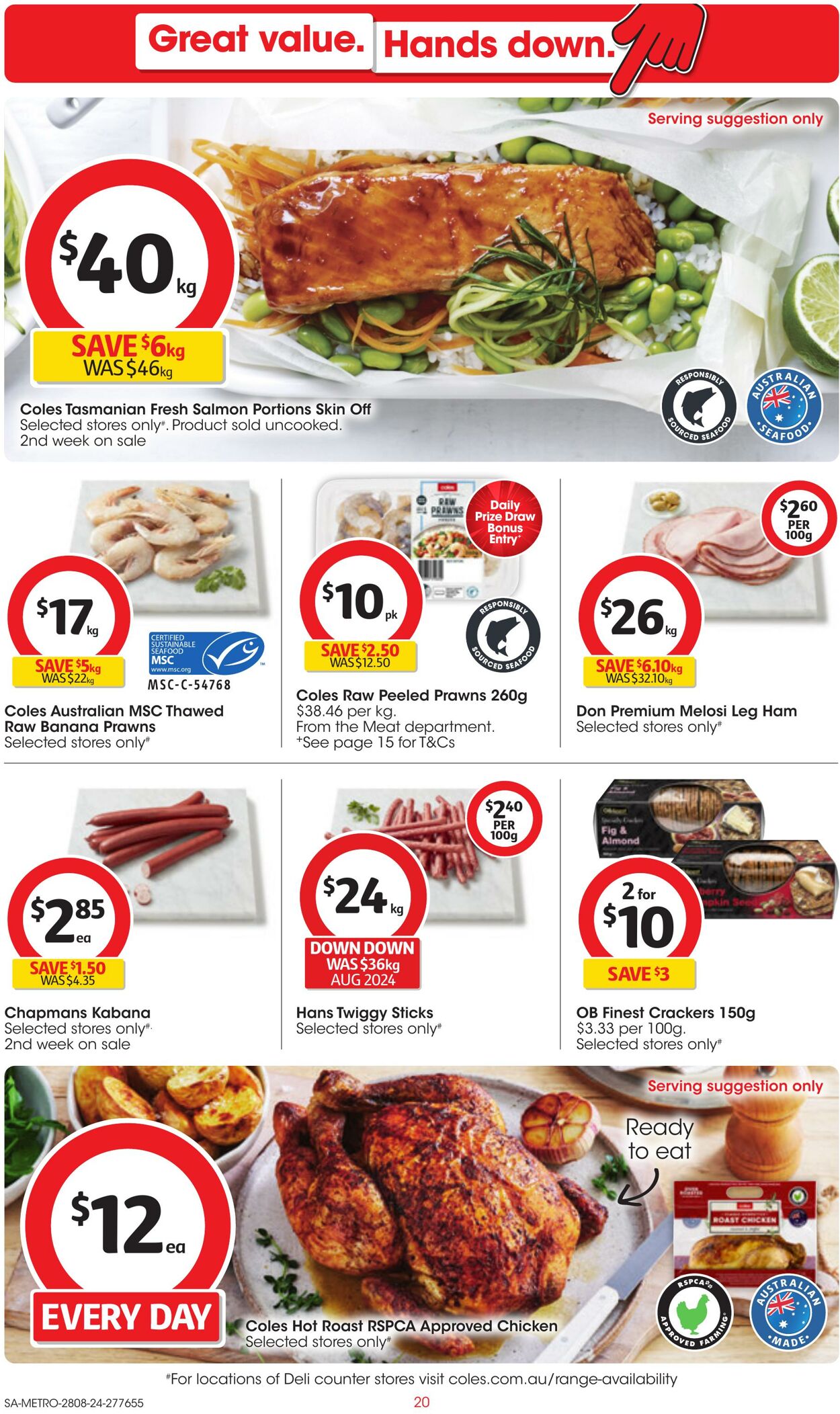 Catalogue Coles 28.08.2024 - 03.09.2024