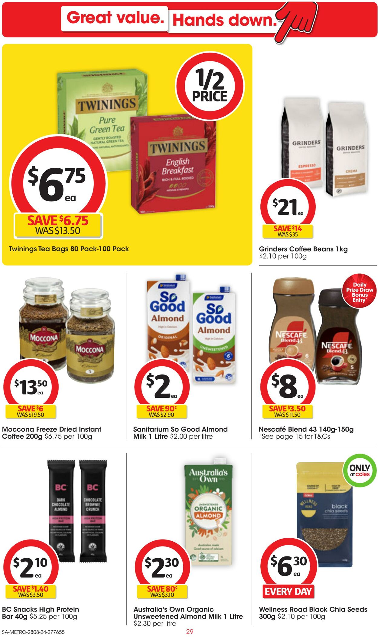 Catalogue Coles 28.08.2024 - 03.09.2024