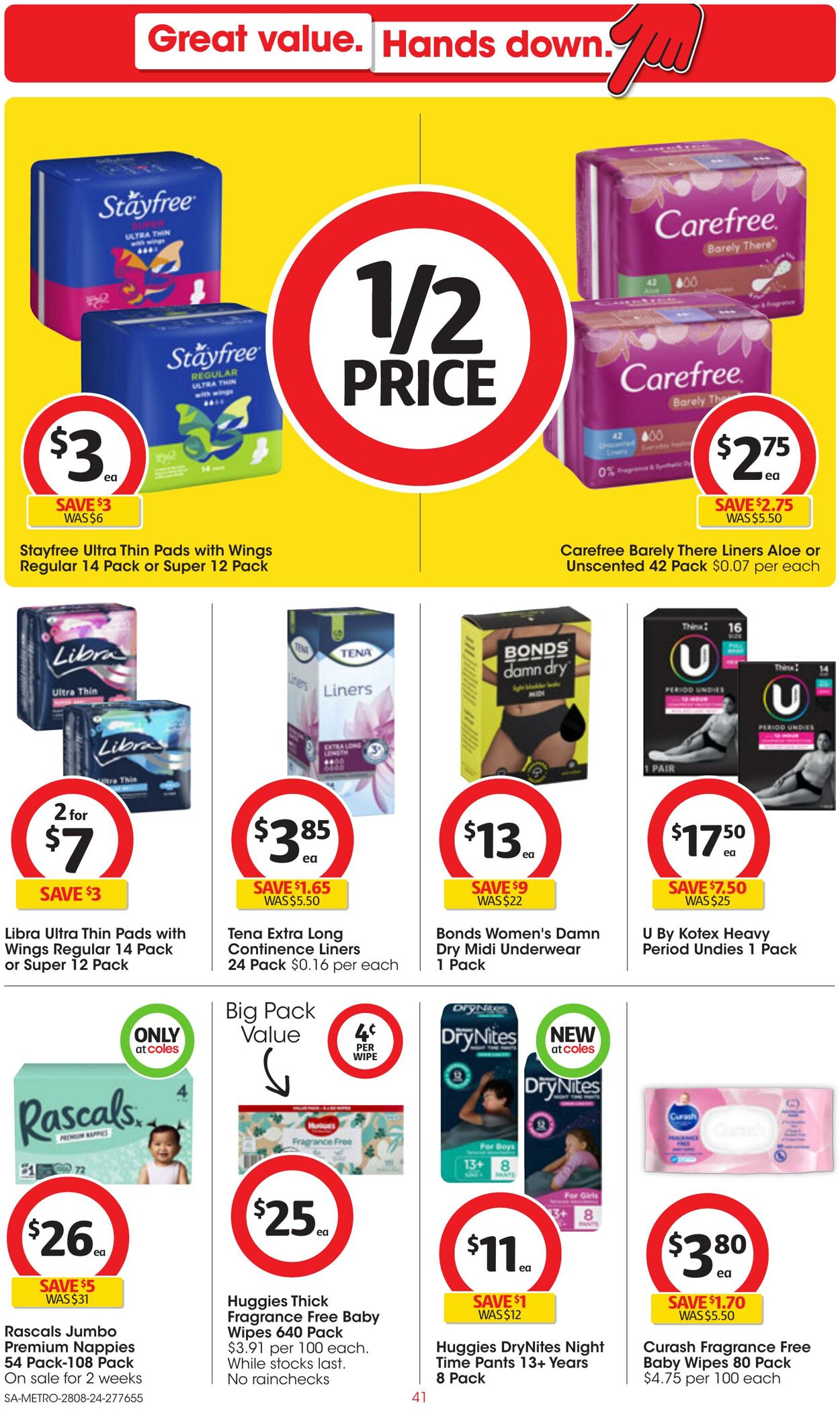 Catalogue Coles 28.08.2024 - 03.09.2024