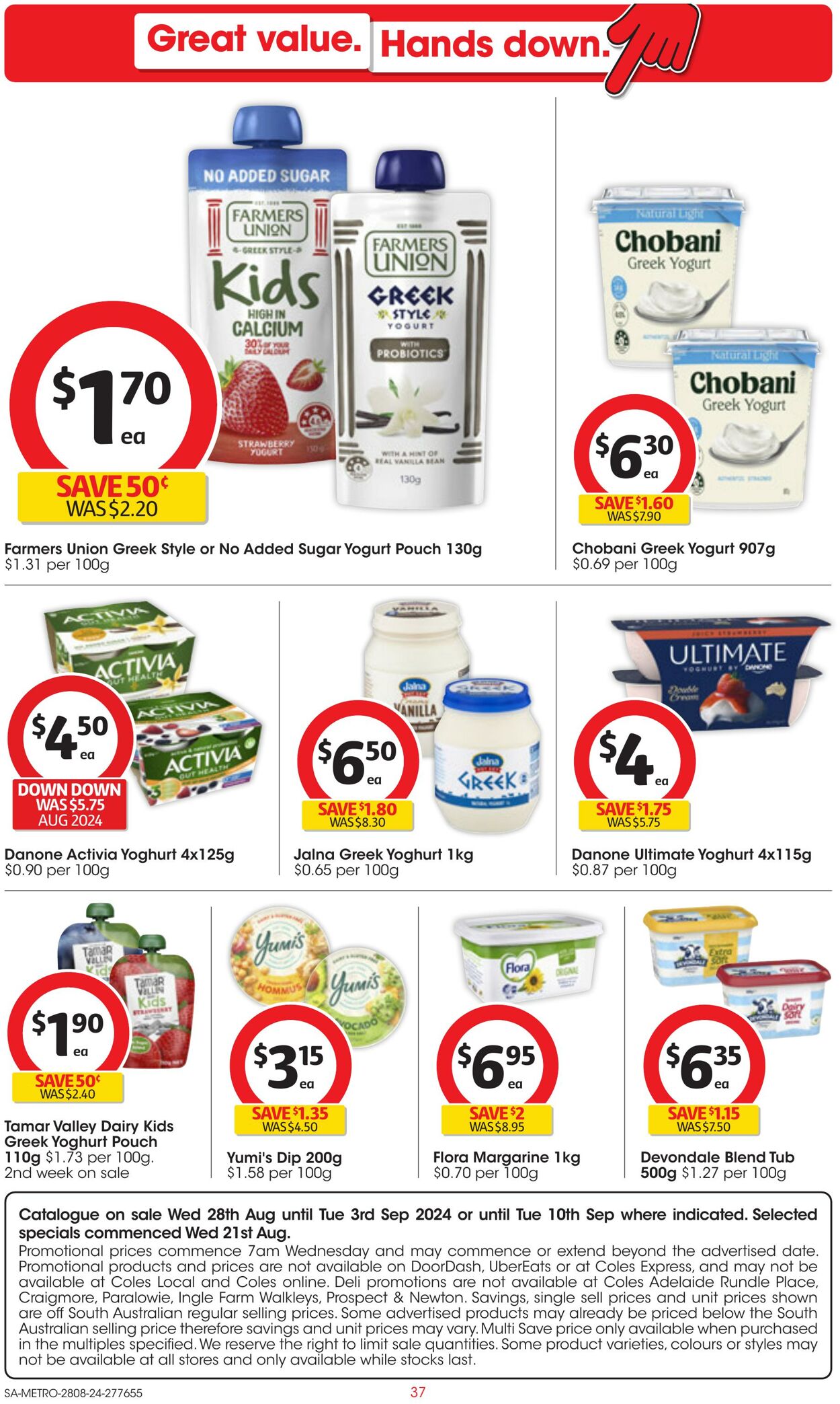 Catalogue Coles 28.08.2024 - 03.09.2024