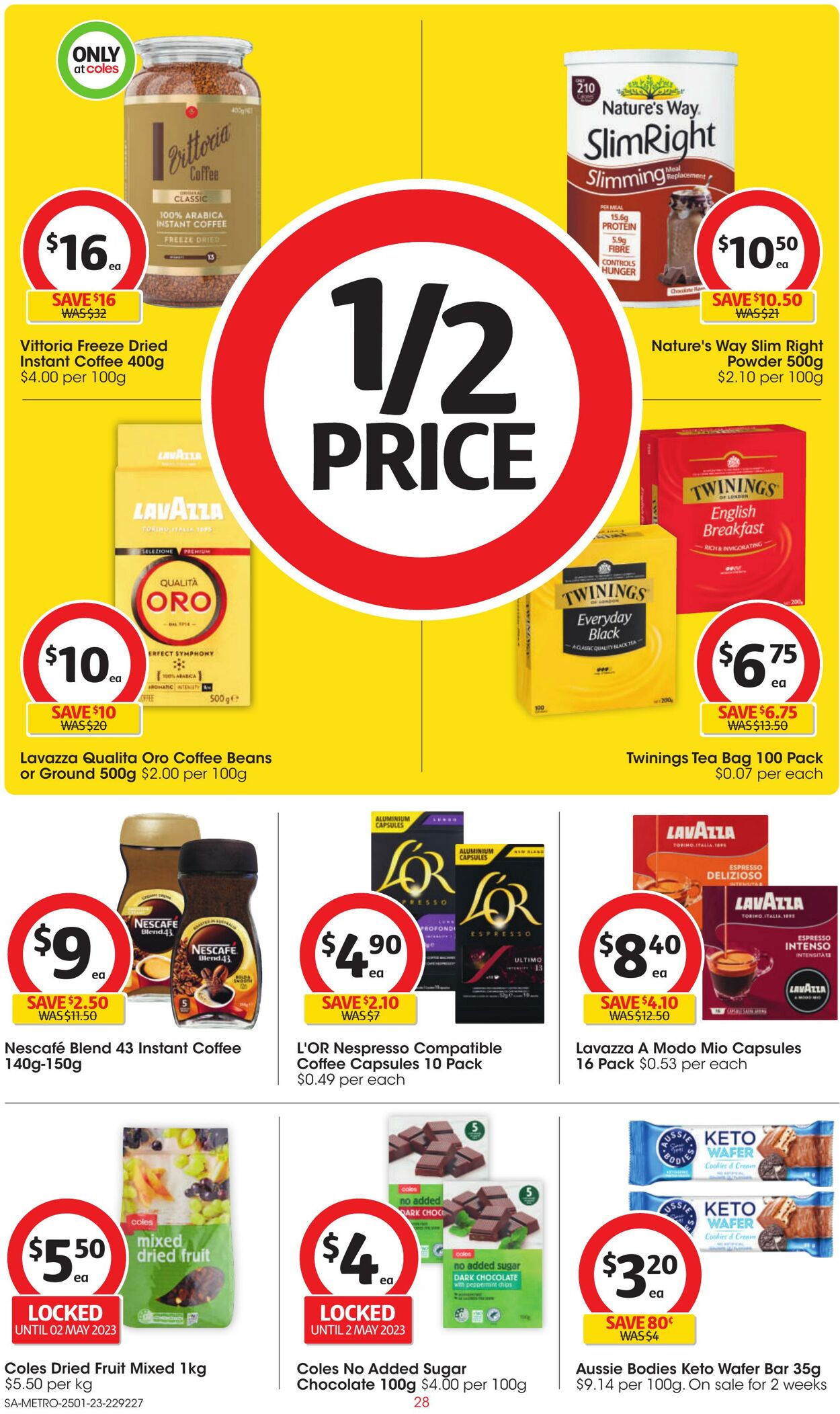 Catalogue Coles 25.01.2023 - 31.01.2023