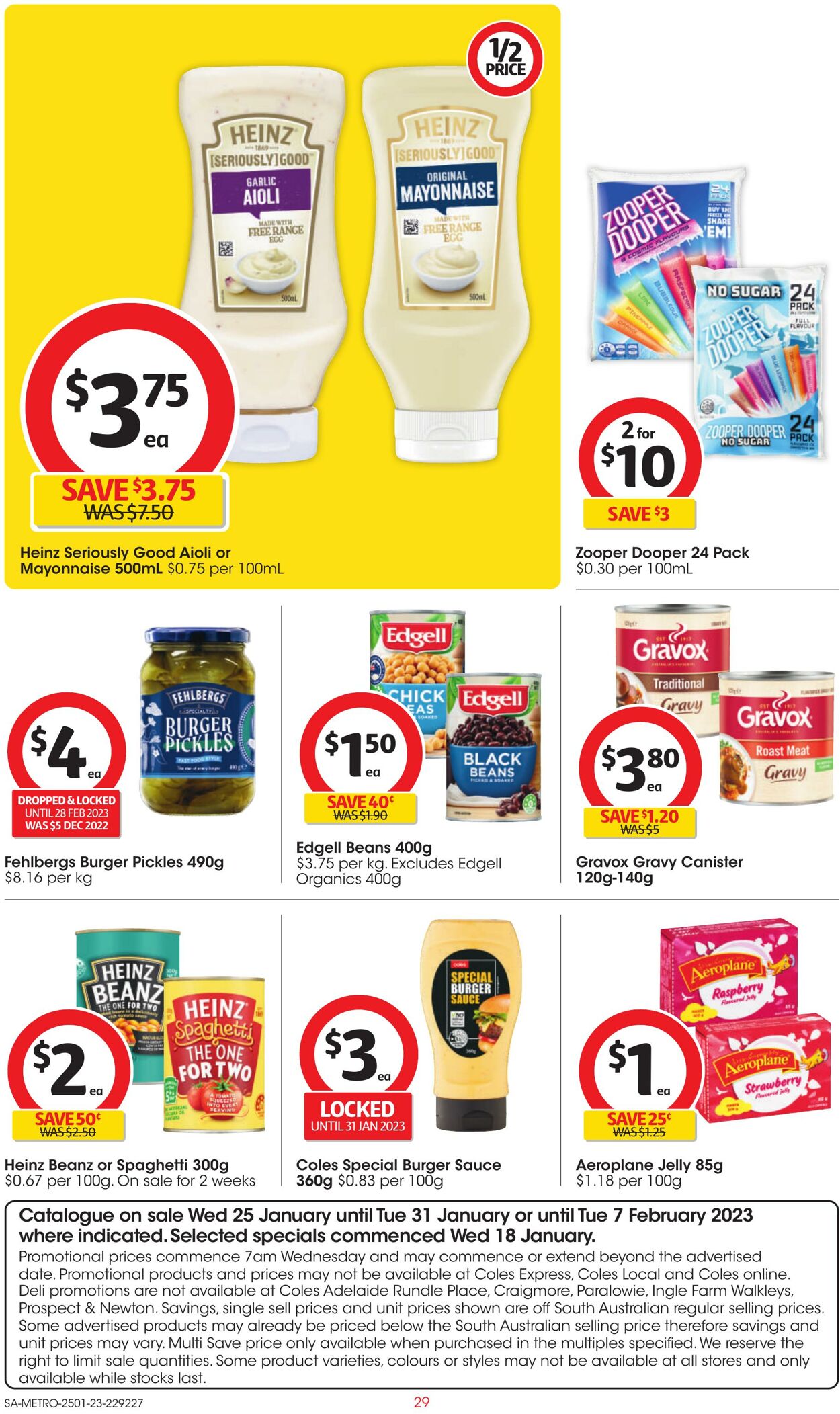 Catalogue Coles 25.01.2023 - 31.01.2023