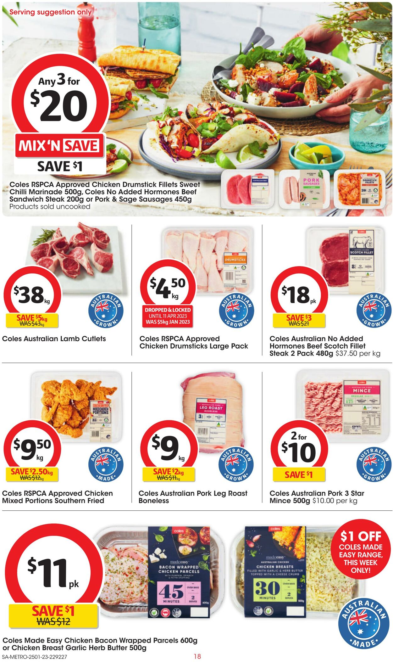 Catalogue Coles 25.01.2023 - 31.01.2023