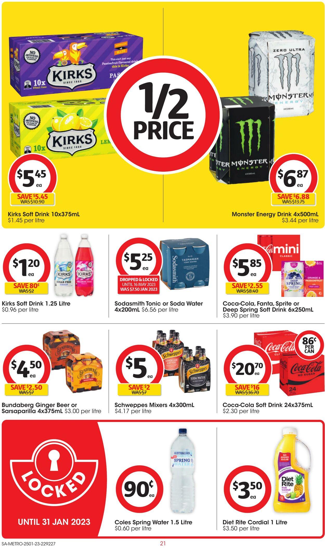 Catalogue Coles 25.01.2023 - 31.01.2023