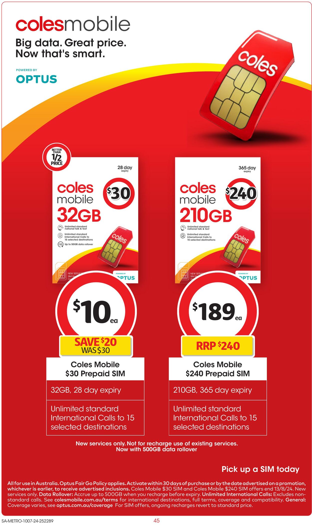 Catalogue Coles 10.07.2024 - 16.07.2024