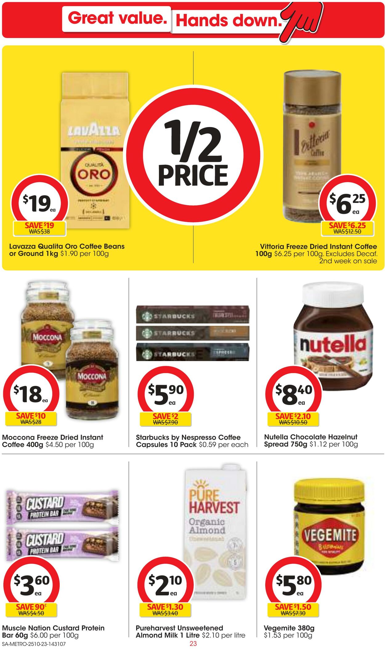 Catalogue Coles 25.10.2023 - 31.10.2023