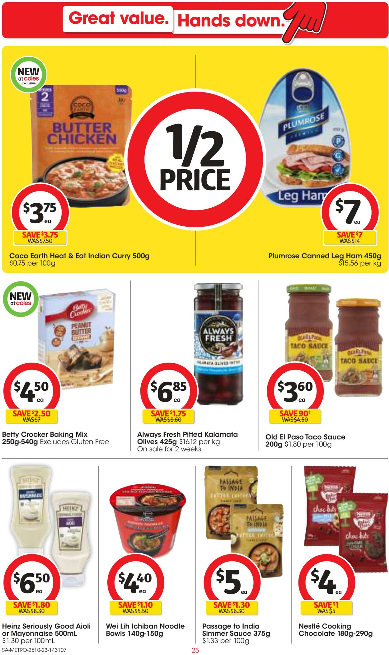 Catalogue Coles 25.10.2023 - 31.10.2023