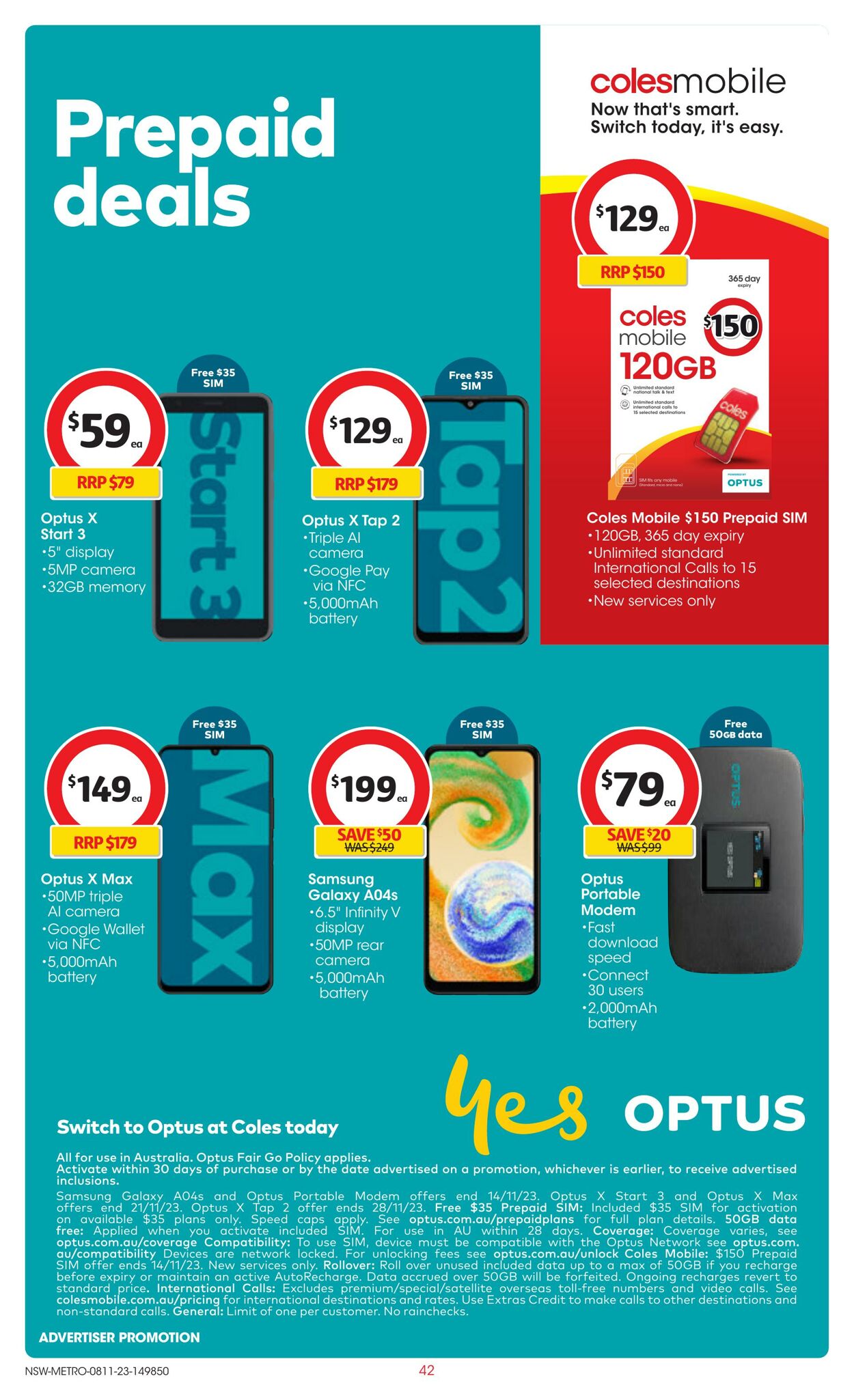 Catalogue Coles 08.11.2023 - 14.11.2023