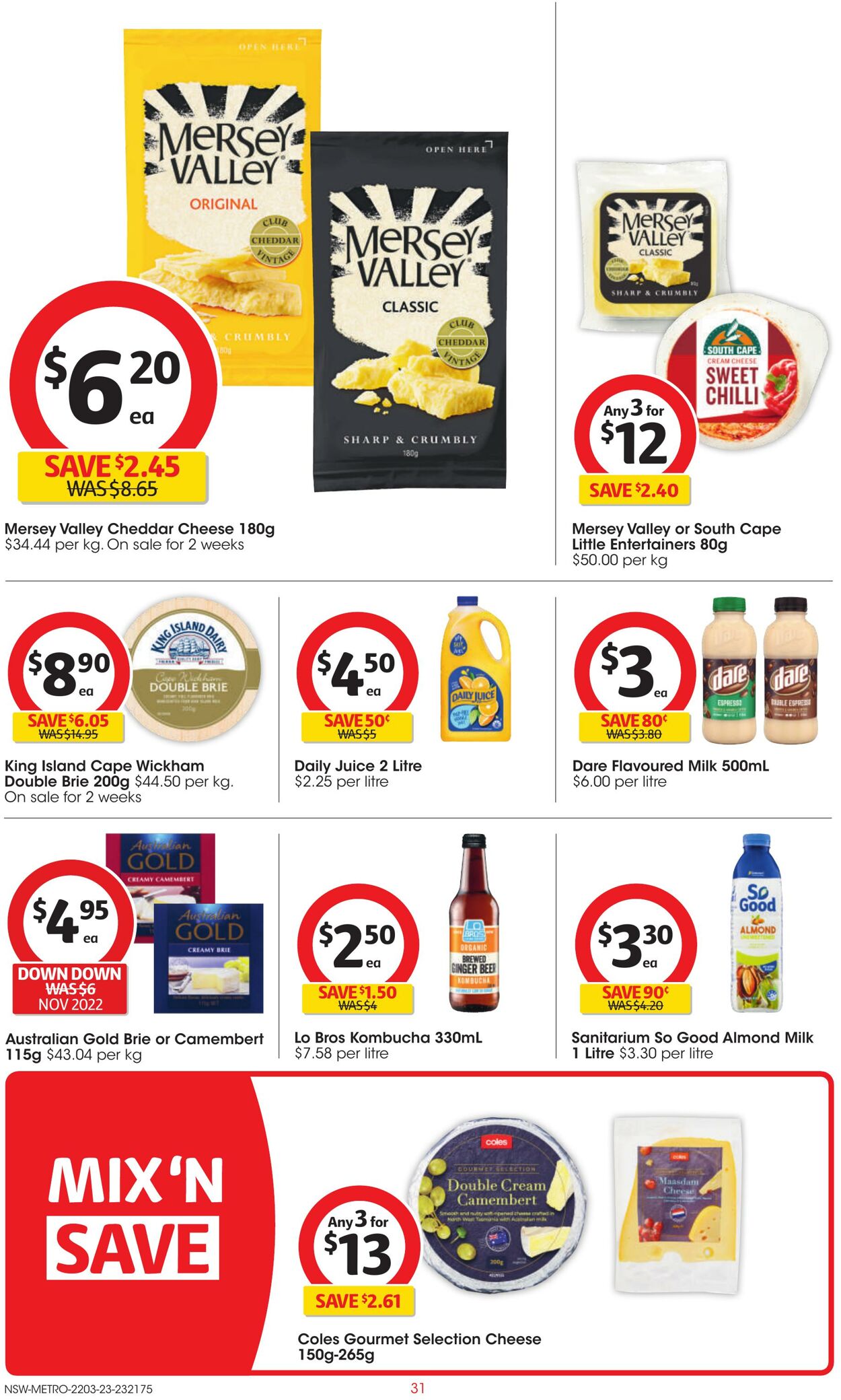 Catalogue Coles 22.03.2023 - 28.03.2023