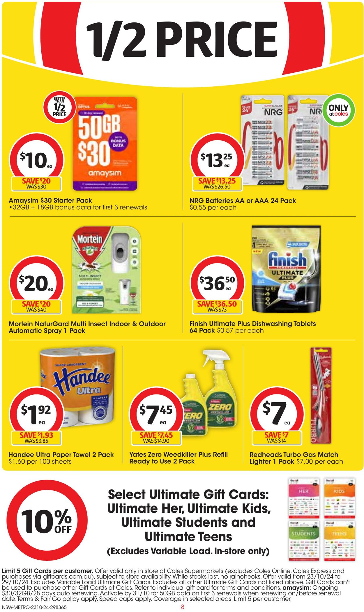 Catalogue Coles 23.10.2024 - 29.10.2024