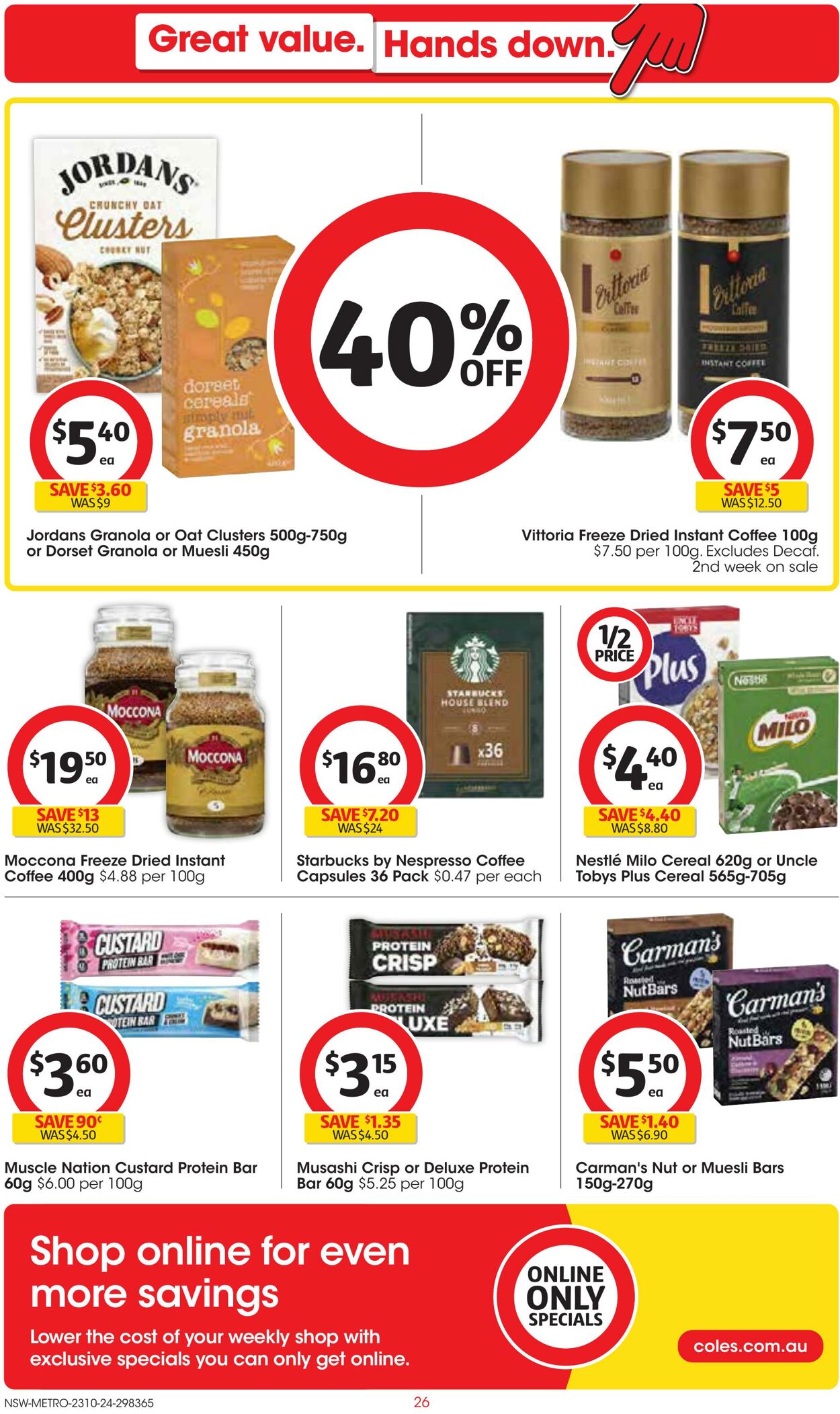 Catalogue Coles 23.10.2024 - 29.10.2024