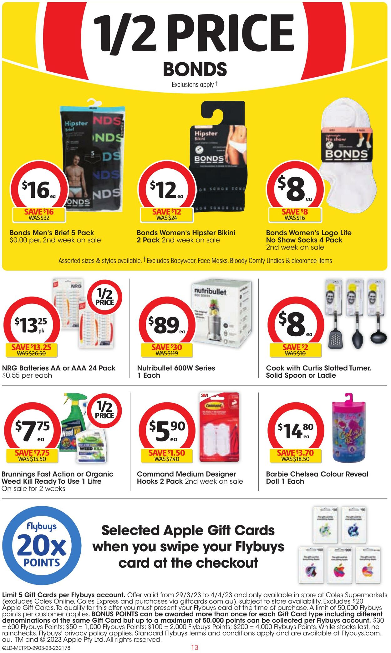 Catalogue Coles 29.03.2023 - 04.04.2023