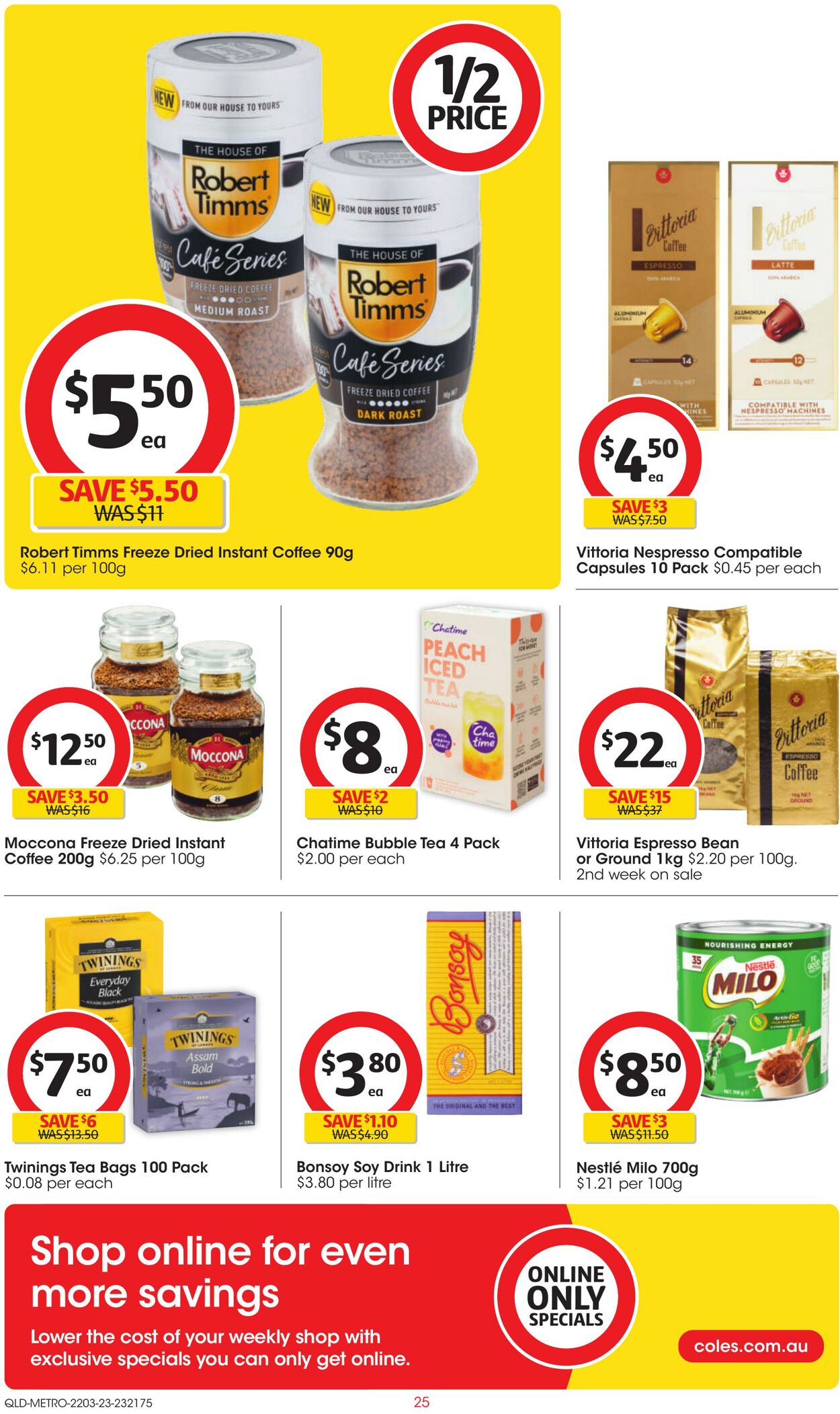 Catalogue Coles 22.03.2023 - 28.03.2023