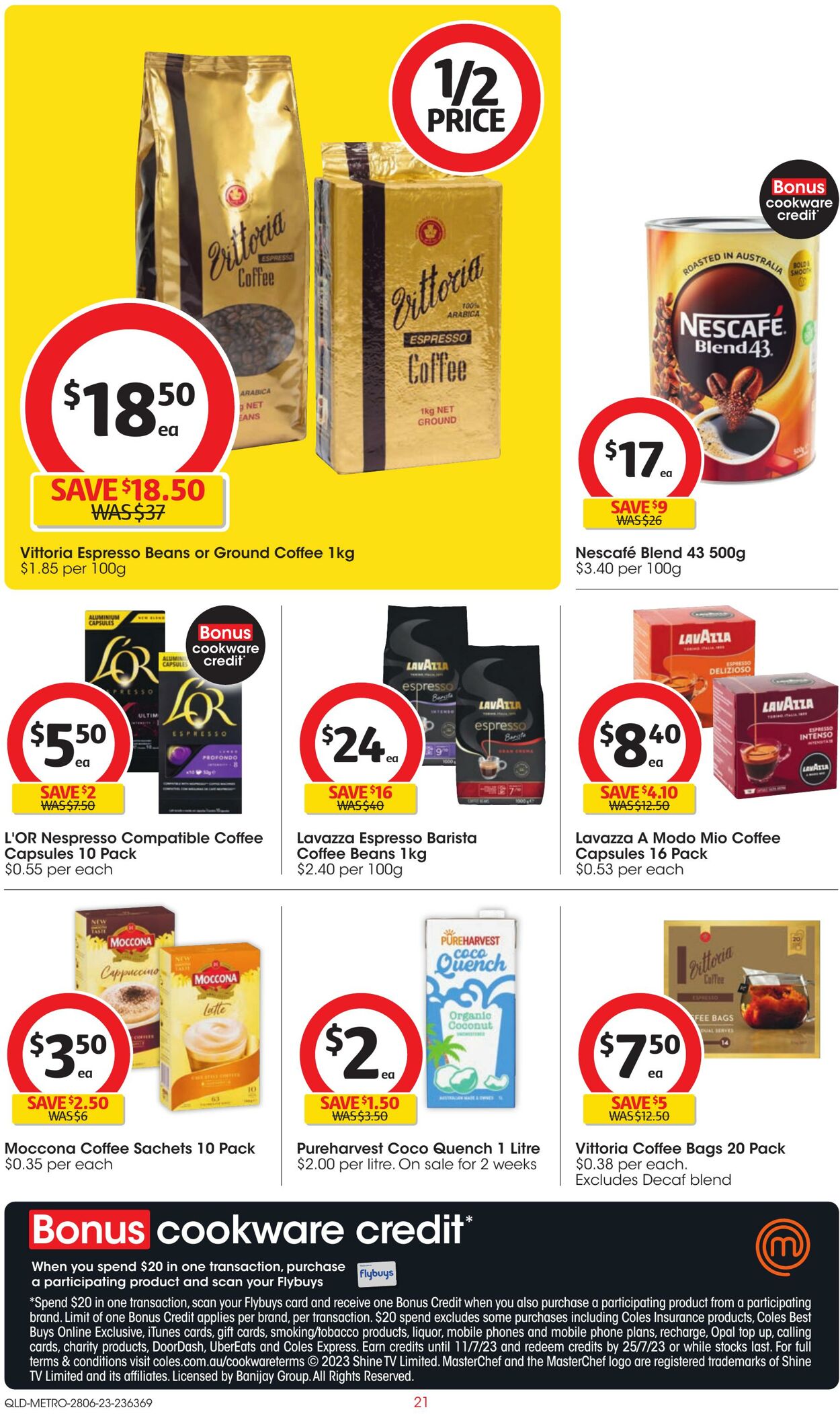 Catalogue Coles 21.06.2023 - 27.06.2023