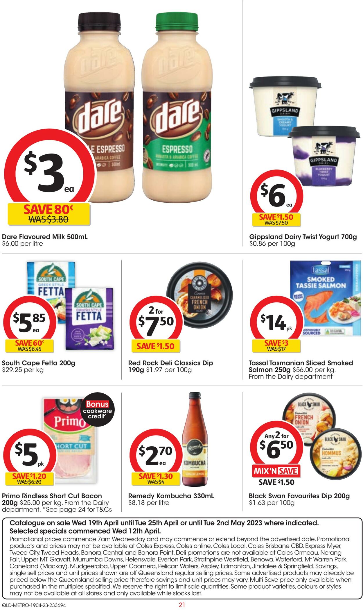 Catalogue Coles 19.04.2023 - 25.04.2023