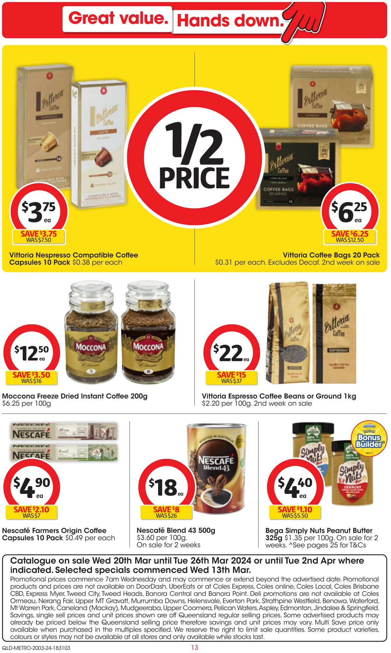 Catalogue Coles 20.03.2024 - 26.03.2024
