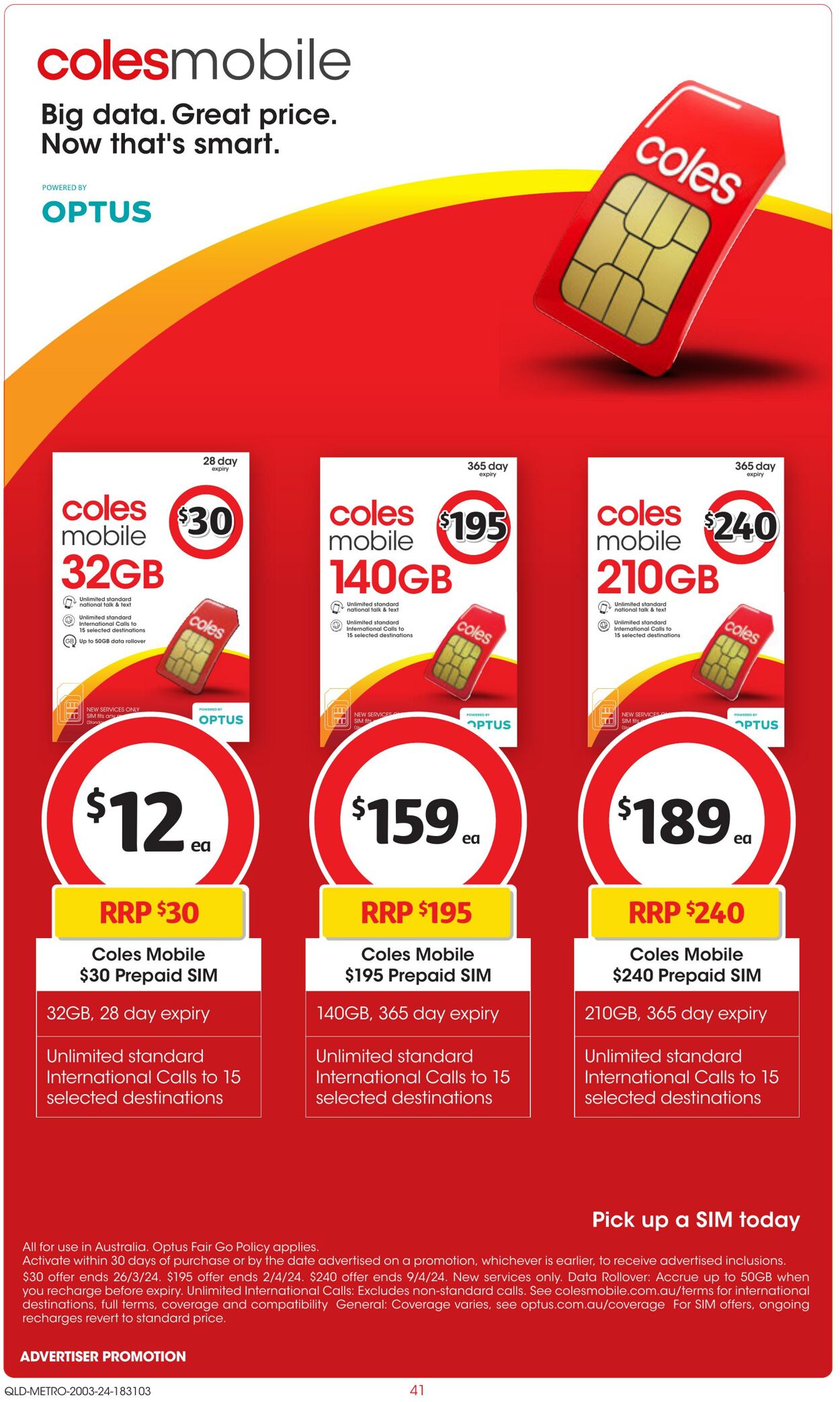 Catalogue Coles 20.03.2024 - 26.03.2024