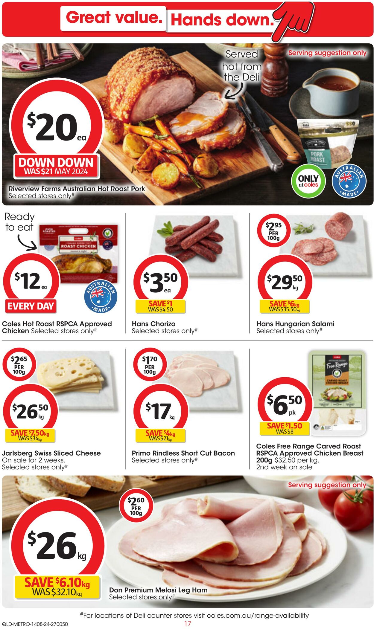 Catalogue Coles 14.08.2024 - 20.08.2024