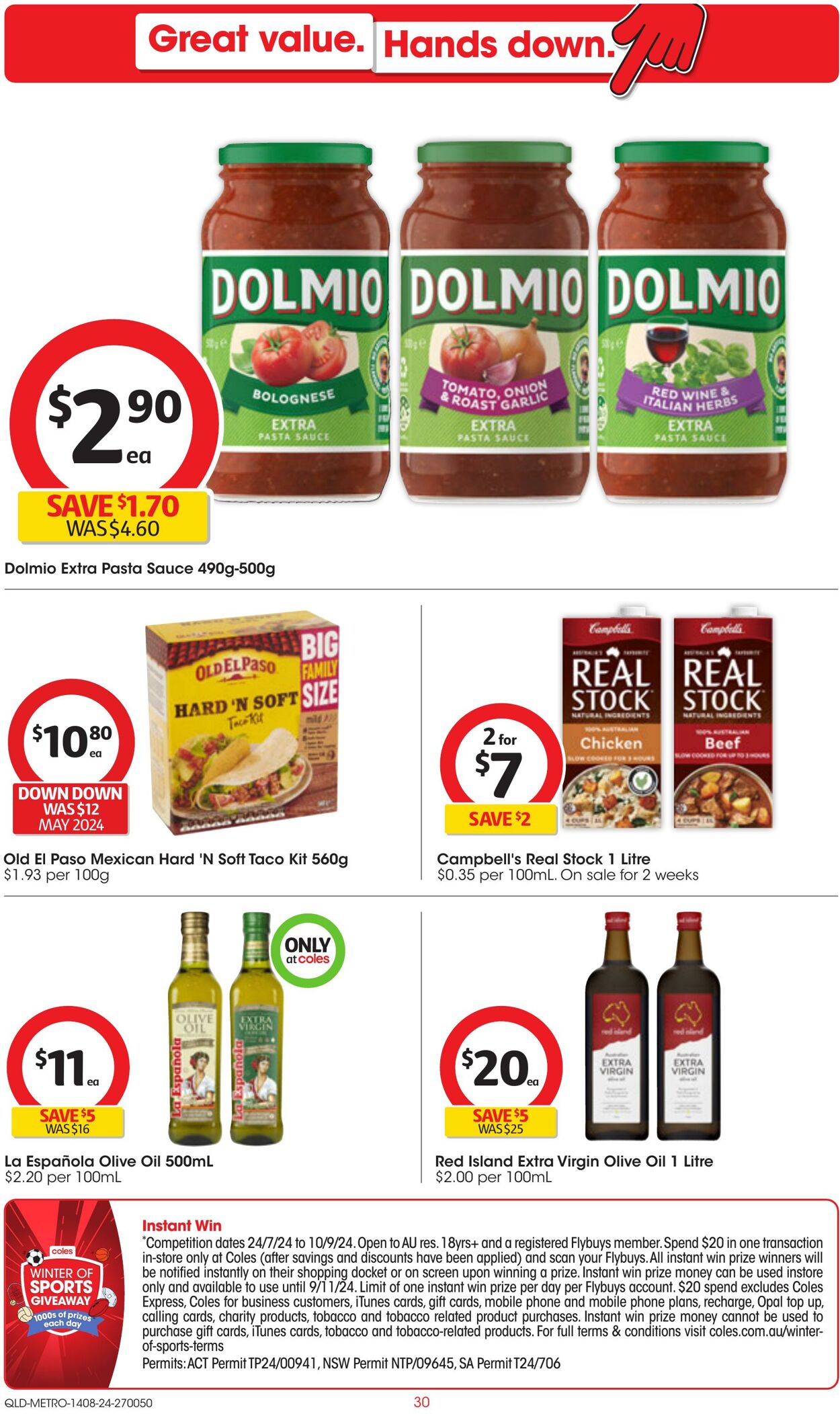 Catalogue Coles 14.08.2024 - 20.08.2024