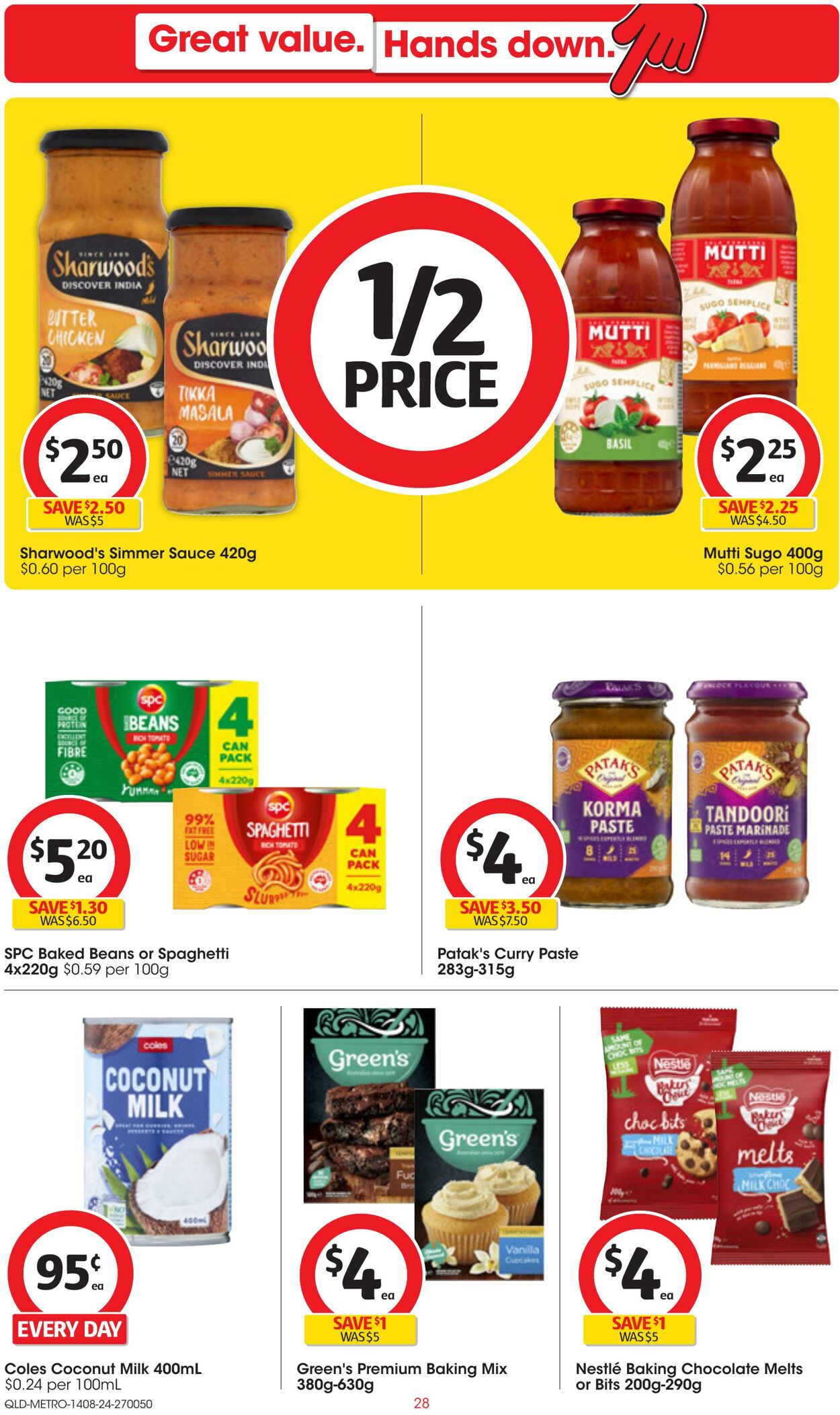 Catalogue Coles 14.08.2024 - 20.08.2024