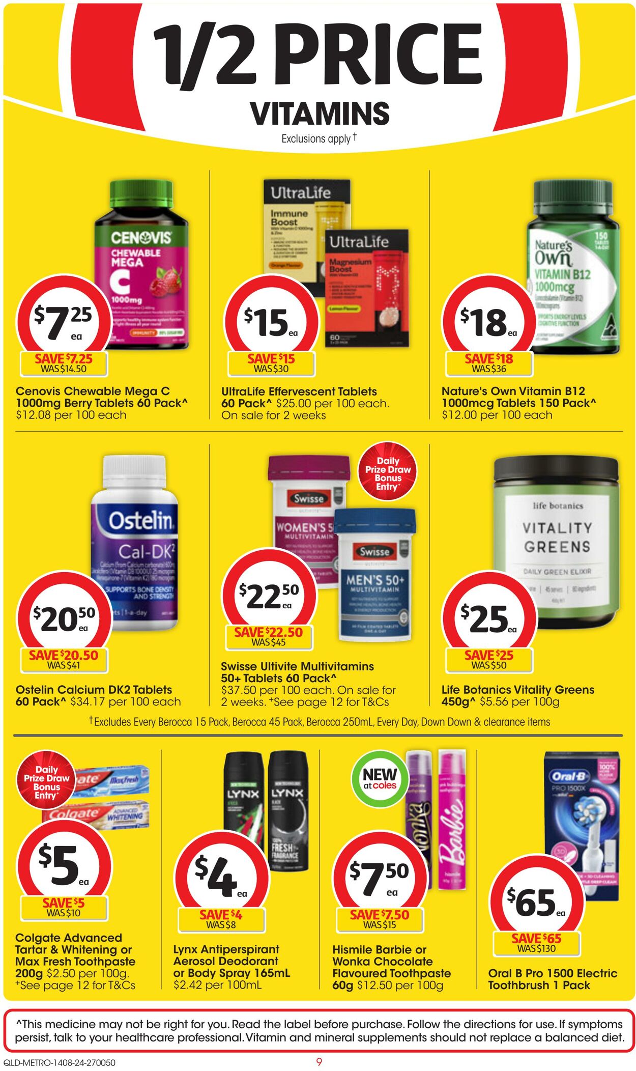 Catalogue Coles 14.08.2024 - 20.08.2024